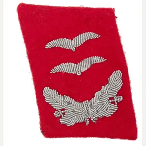 Luftwaffe (Lw) Single collar tab Flak-Leutnant