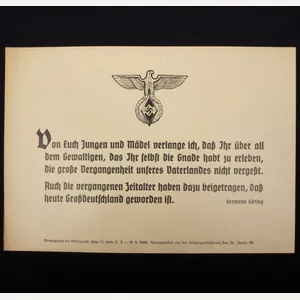 Wochenparole der Hitlerjugend (HJ) (1940) – rare