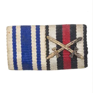 WWI Double ribbonbar with Baltenkreuz + Ehrenkreuz für Frontkämpfer