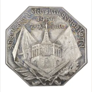 5. Deutscher Reichskriegertag Kassel 7.-9. Juli 1934 abzeichen