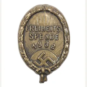 NSDAP Freiheits Spende 1932 abzeichen – Very rare Kampfzeit badge