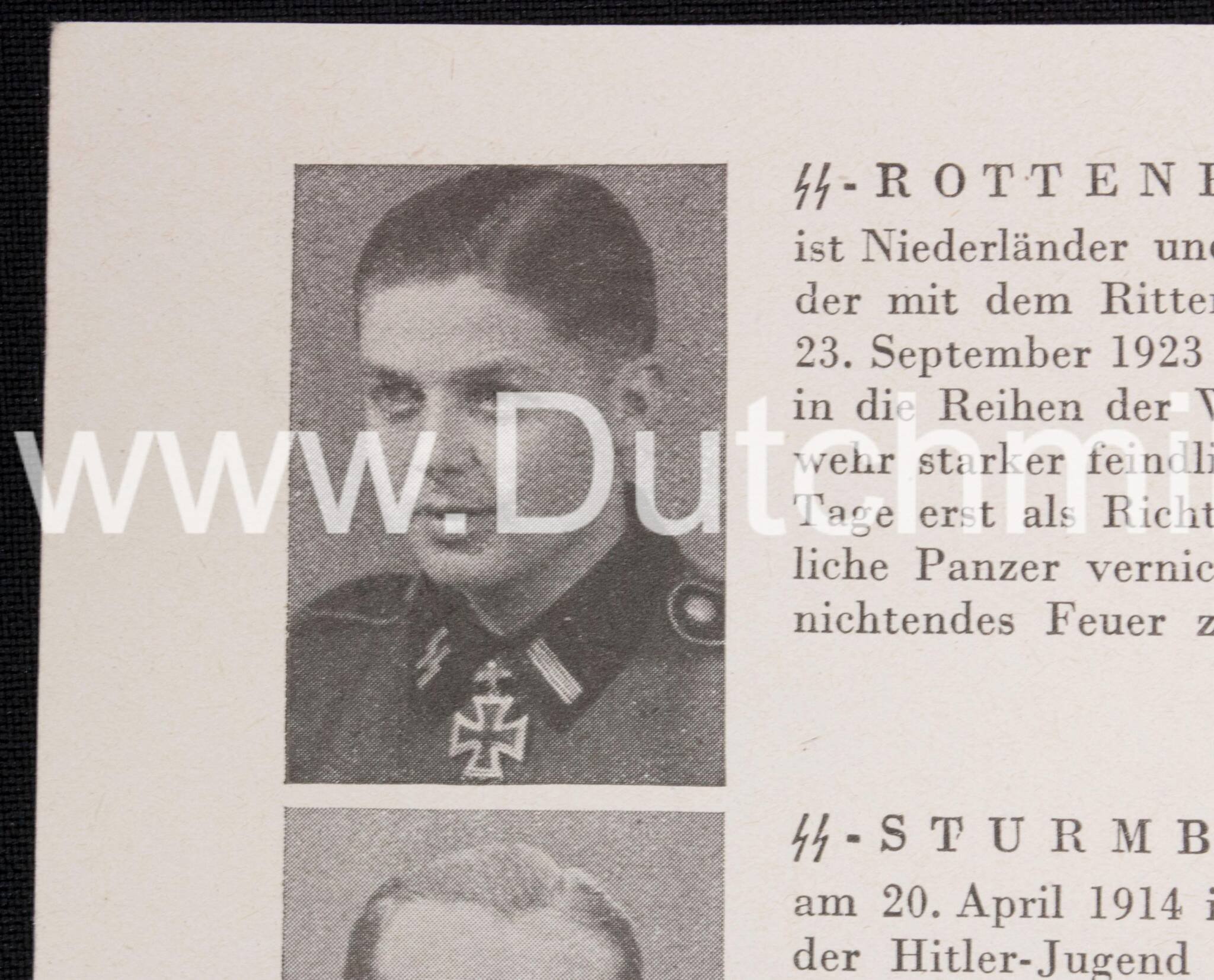 (Brochure) SS-Leitheft 9. Jahrgang – Heft 12 (Dezember 1943) + Die Ritterkreuzträger der Waffen-SS Folge 5 (with Gerardus Mooyman) — image 5