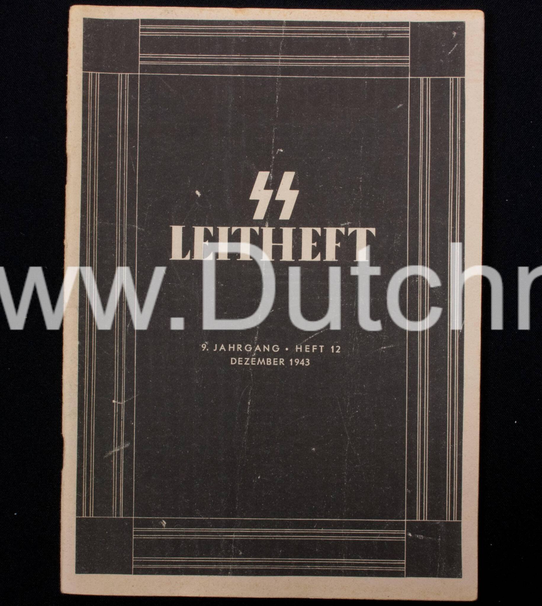 (Brochure) SS-Leitheft 9. Jahrgang – Heft 12 (Dezember 1943) + Die Ritterkreuzträger der Waffen-SS Folge 5 (with Gerardus Mooyman) — image 7