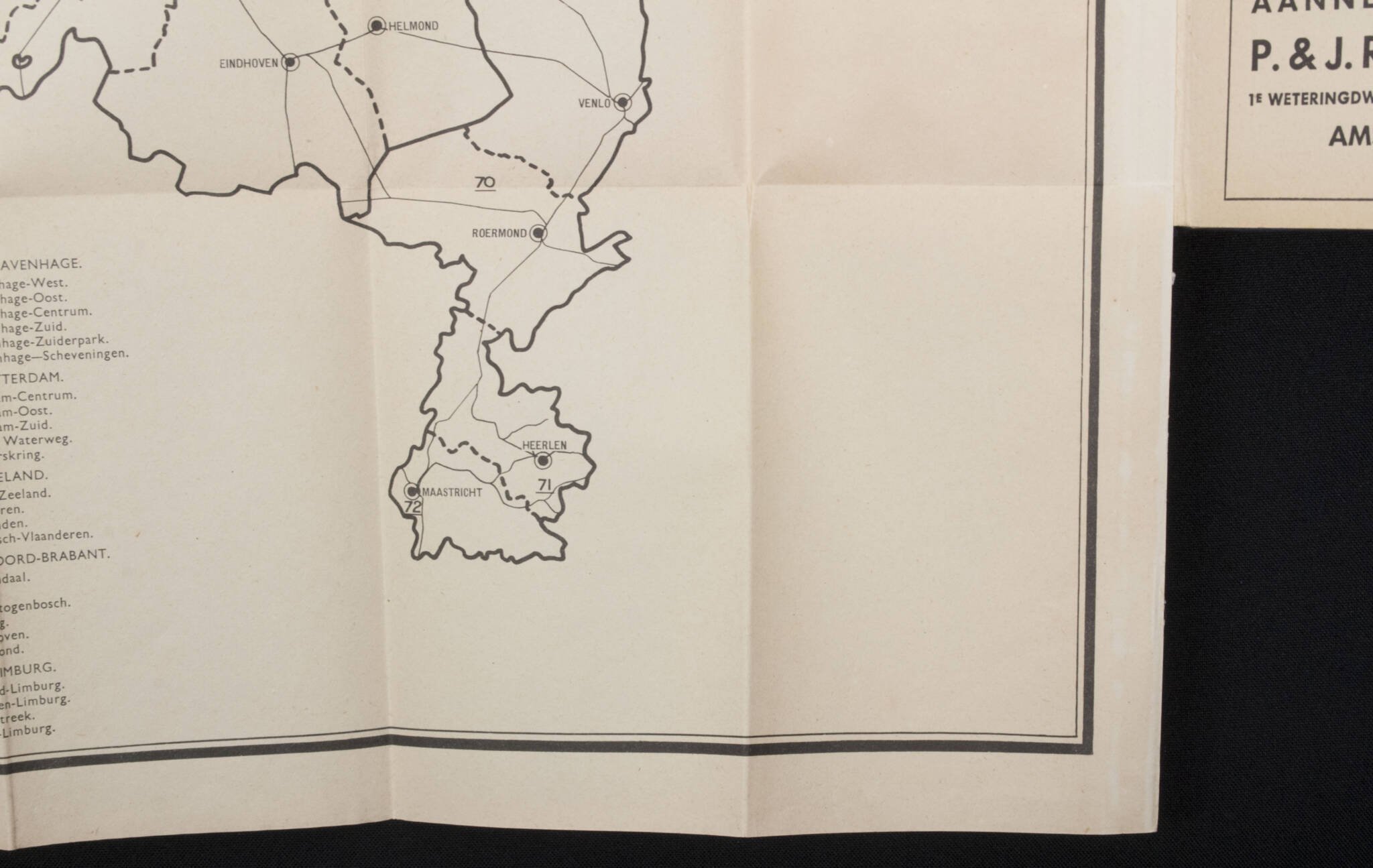 (NSB) Almanak 1943 complete with the very rare foldable chart of the Netherlands – Rare — image 10