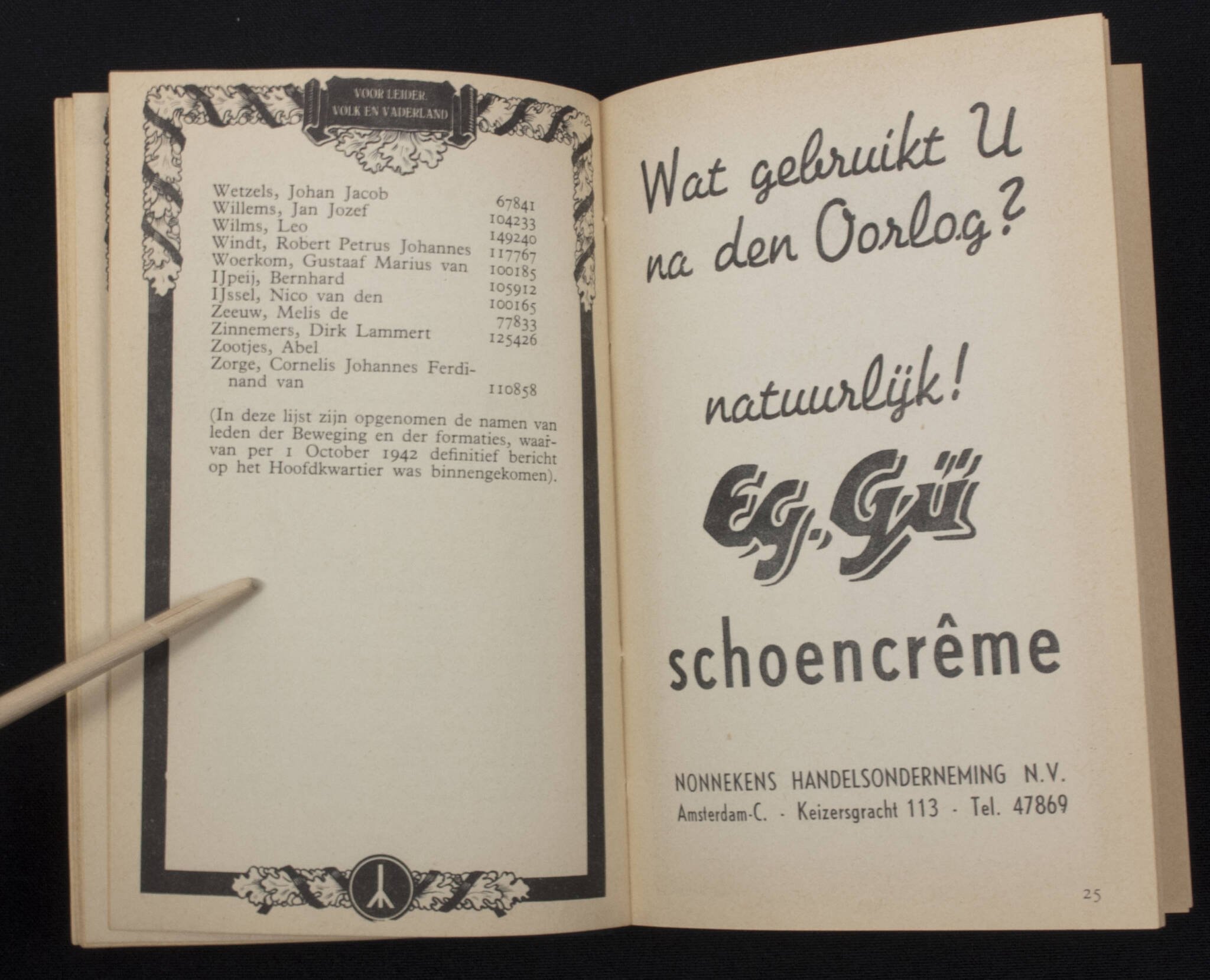 (NSB) Almanak 1943 complete with the very rare foldable chart of the Netherlands – Rare — image 20