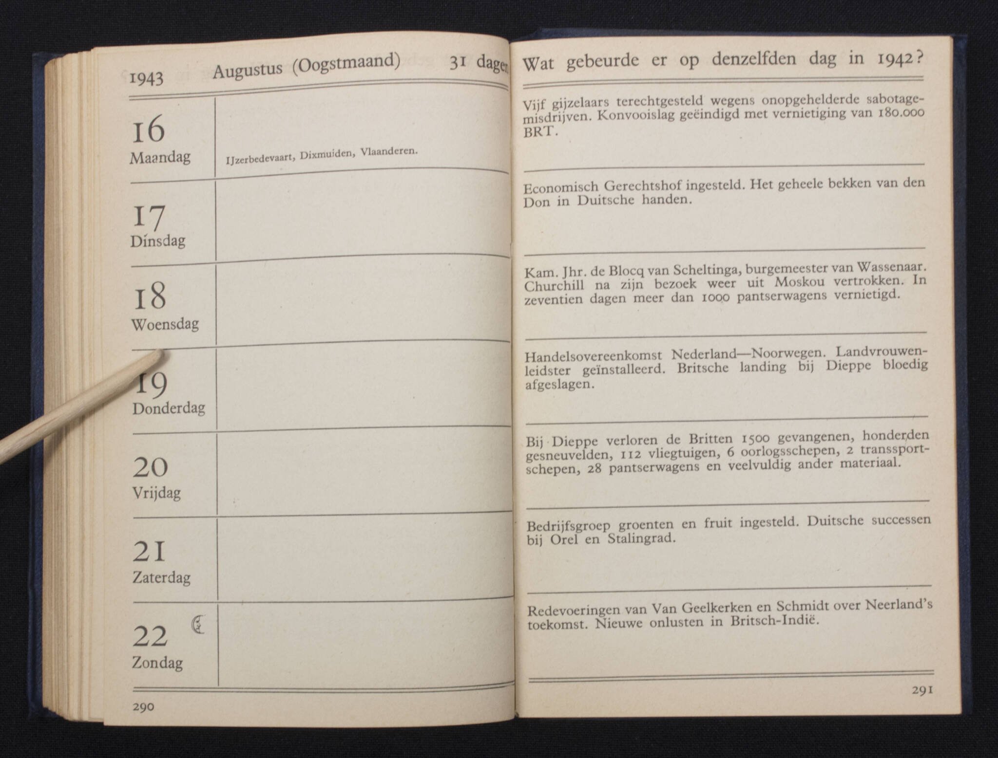 (NSB) Almanak 1943 complete with the very rare foldable chart of the Netherlands – Rare — image 28