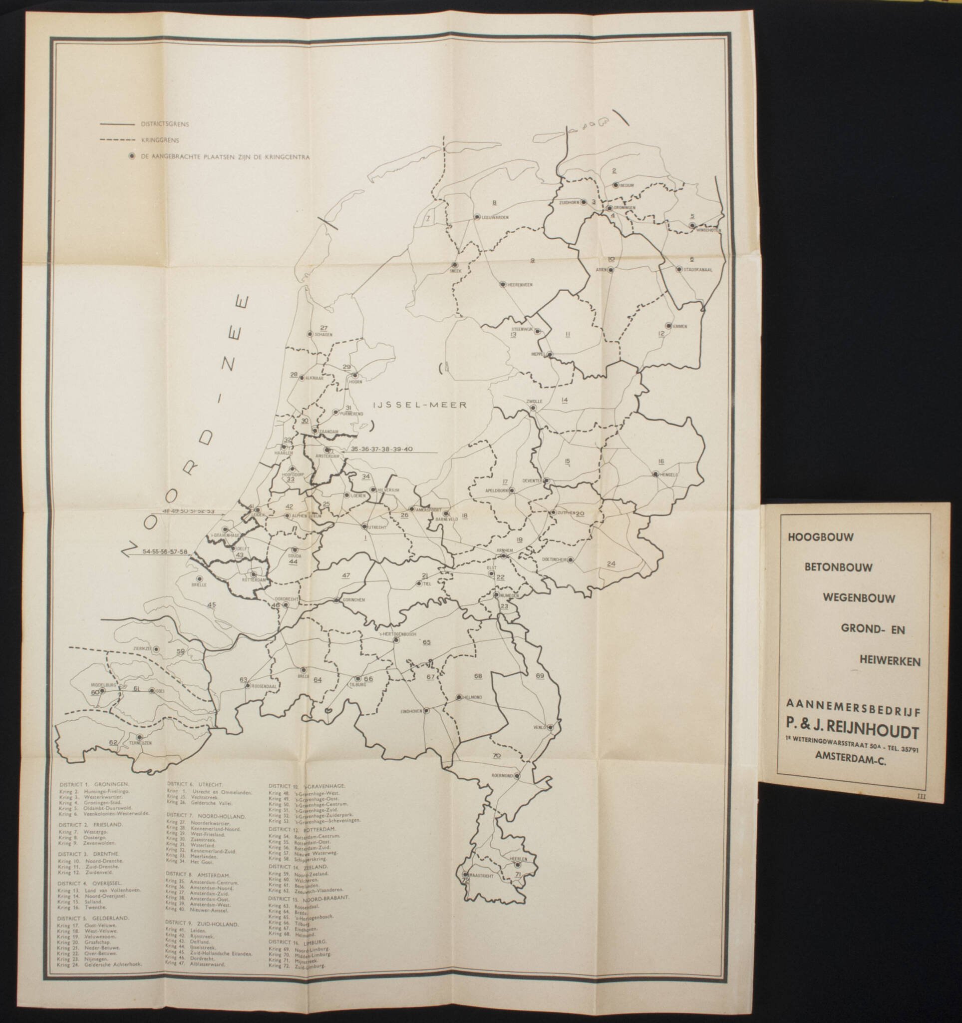 (NSB) Almanak 1943 complete with the very rare foldable chart of the Netherlands – Rare — image 4