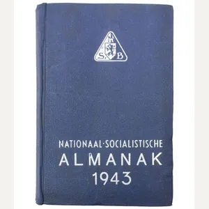(NSB) Almanak 1943 complete with the very rare foldable chart …