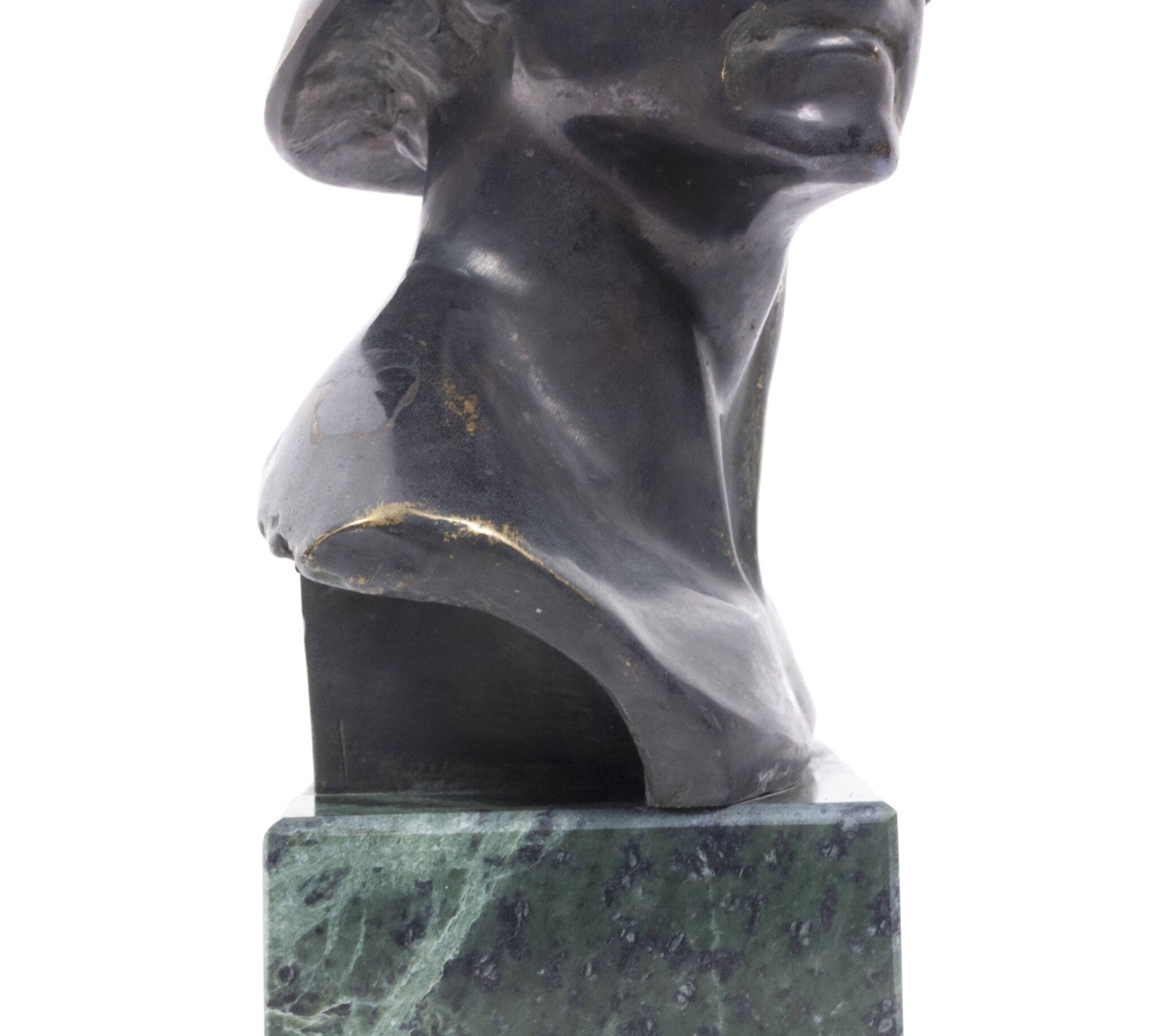 German World War I frontsoldier bust (large size 30 cm) by artist Fritz P. Zimmer – dated 1917 – rare — image 20