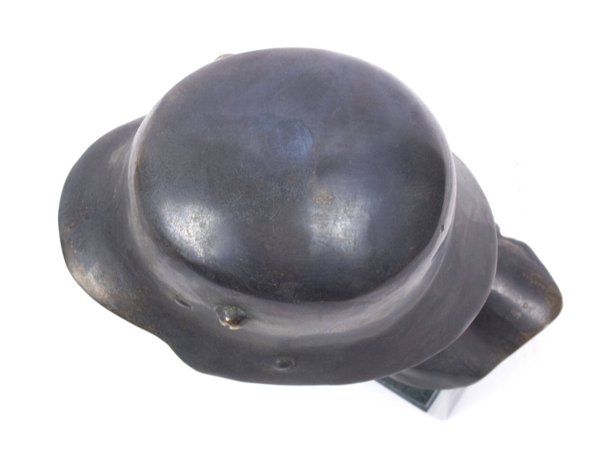 German World War I frontsoldier bust (large size 30 cm) by artist Fritz P. Zimmer – dated 1917 – rare — image 29