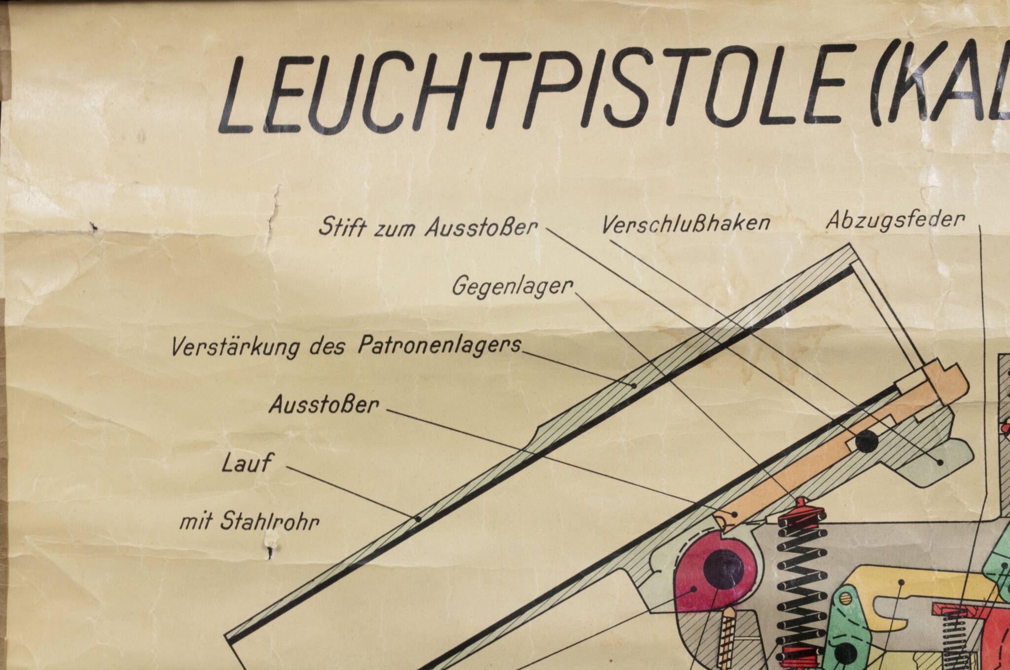 Leuchtpistole (Kal.4) Neuer Art instruction poster — image 17