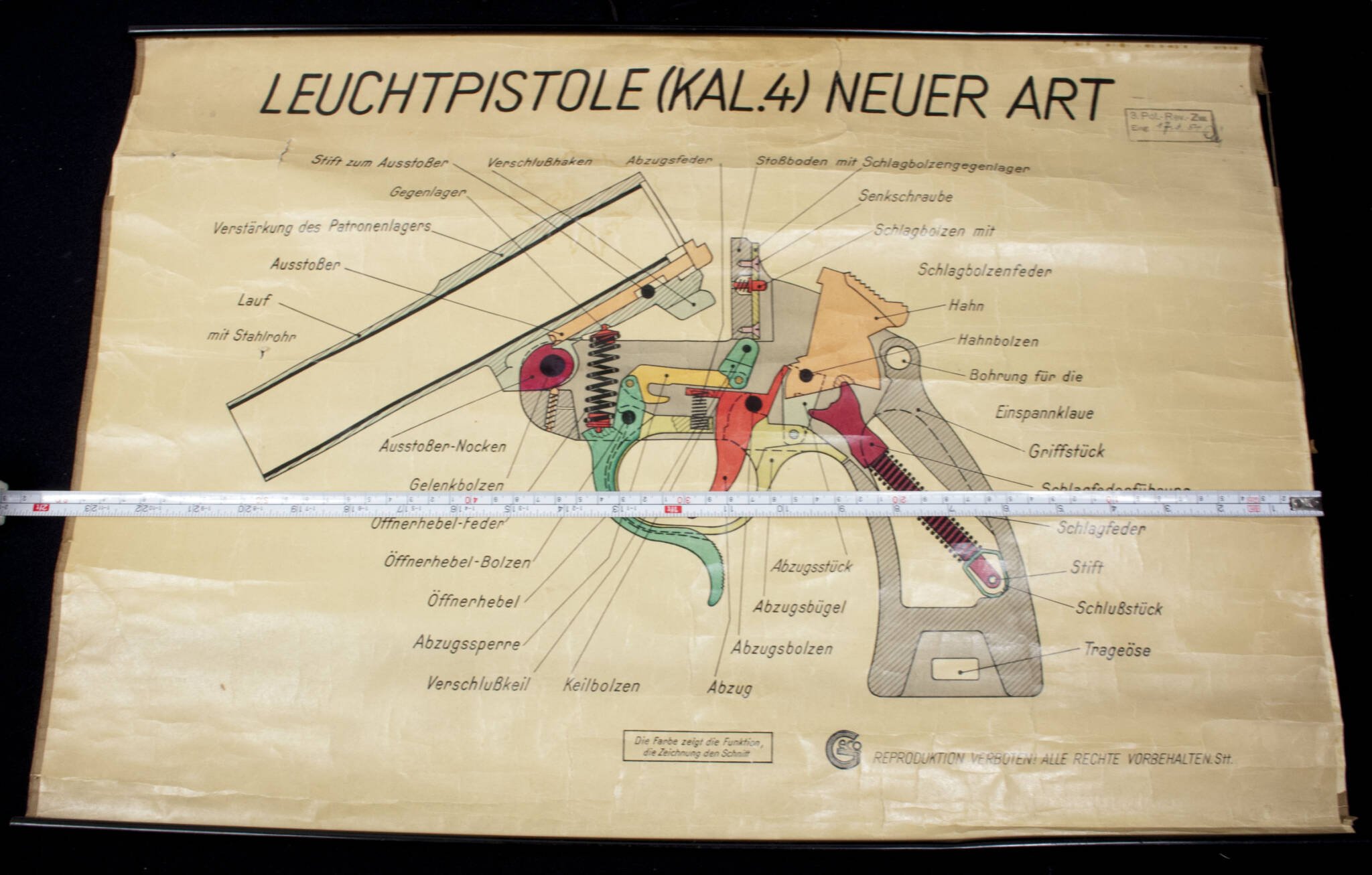 Leuchtpistole (Kal.4) Neuer Art instruction poster — image 20