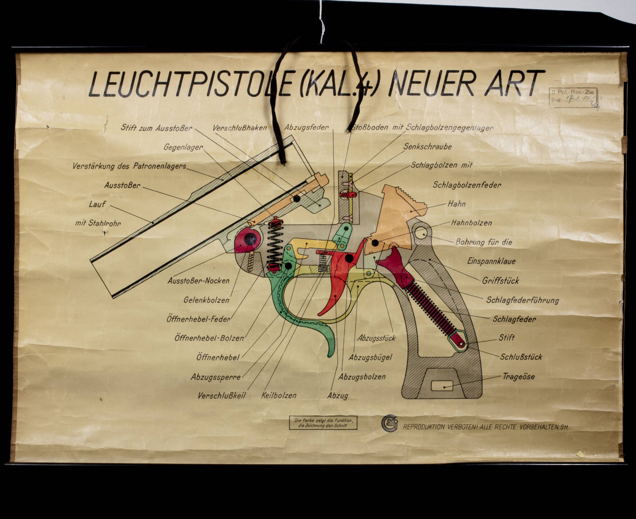 Leuchtpistole (Kal.4) Neuer Art instruction poster — image 3