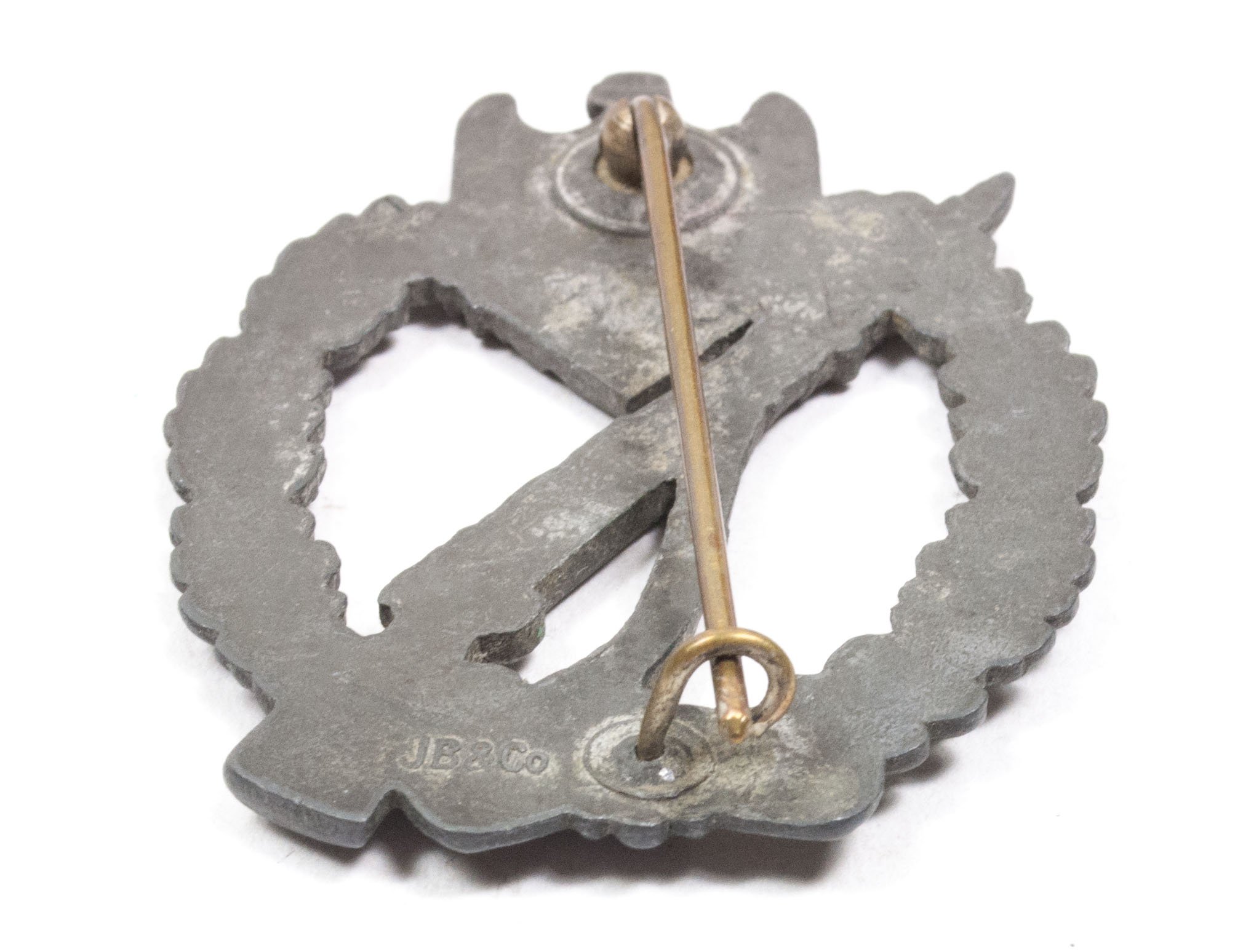 Infanterie Sturmabzeichen (ISA) bronze / Infantry Assault Badge bronze (IAB) (Maker Josef Bergs & Co) — image 3