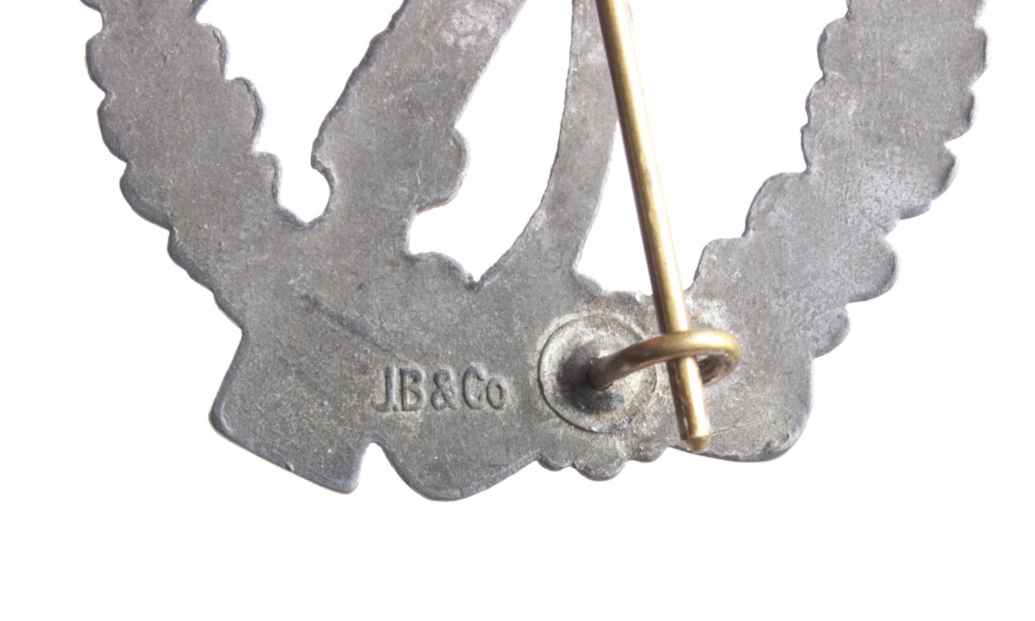 Infanterie Sturmabzeichen (ISA) bronze / Infantry Assault Badge bronze (IAB) (Maker Josef Bergs & Co) — image 4