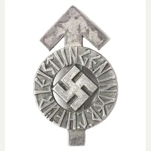 Hitlerjugend (HJ) Leistungsabzeichen in zilver (Cupal) #98683 (Maker RZM M1/34)