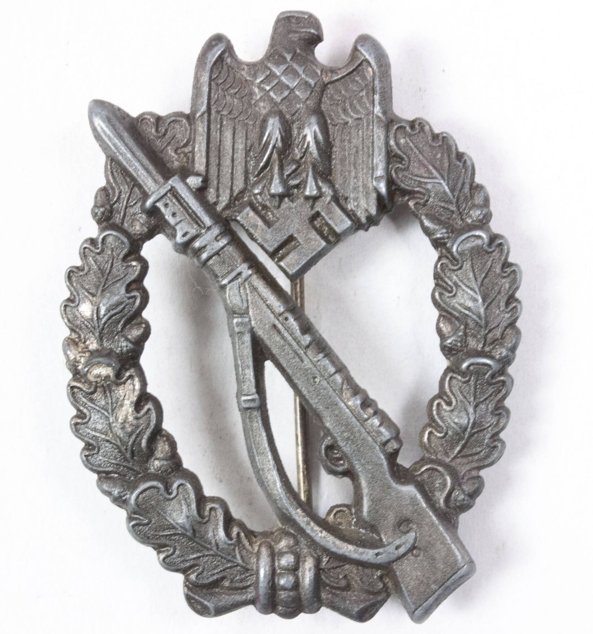 Infanterie Sturmabzeichen (ISA) bronze / Infantry Assault Badge (IAB) (Maker Gottlieb & Wagner) — image 4