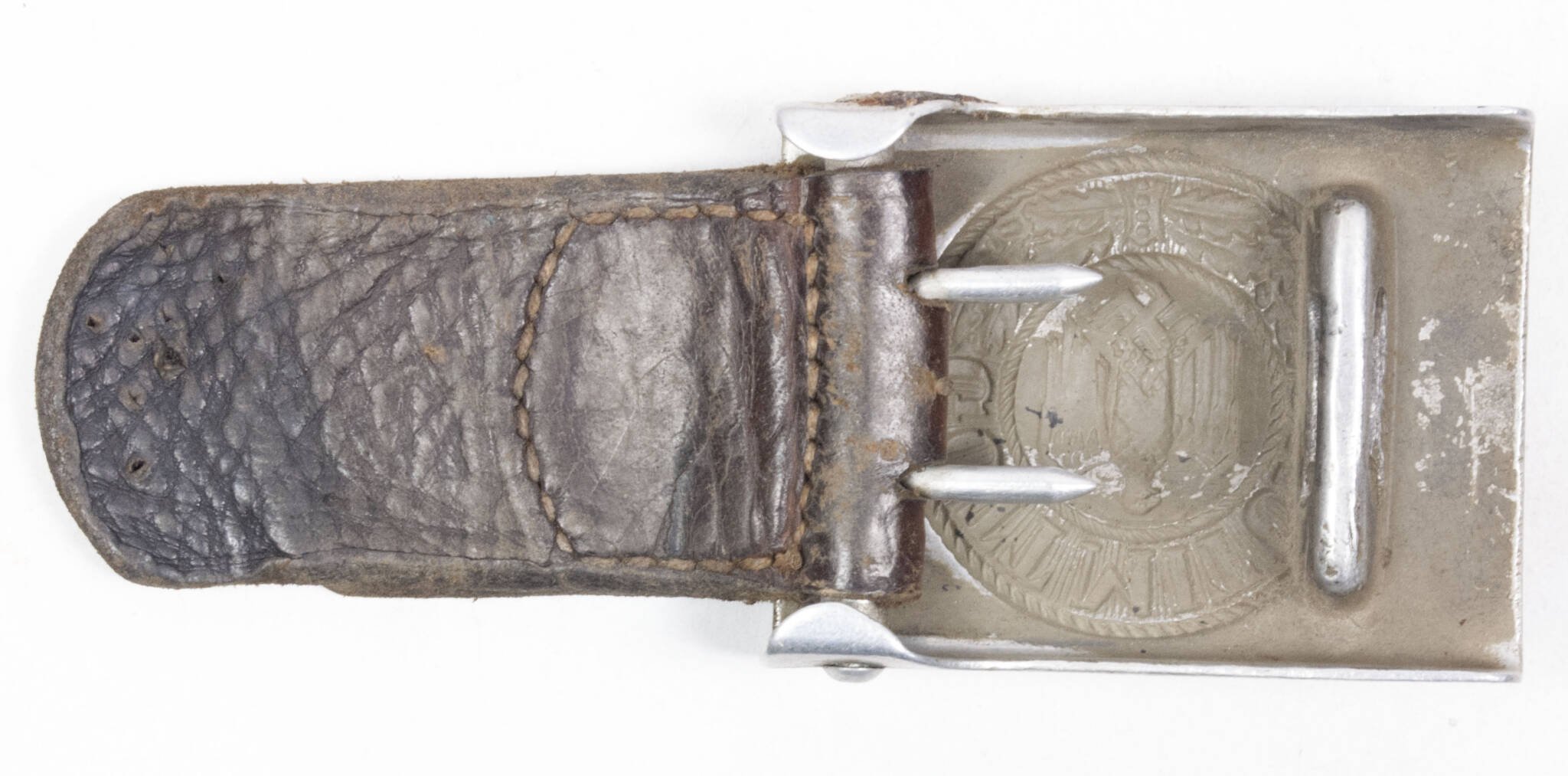 Wehrmacht (Heer) tabbed buckle (Maker H. Arld Nuernberg 1937) — image 12