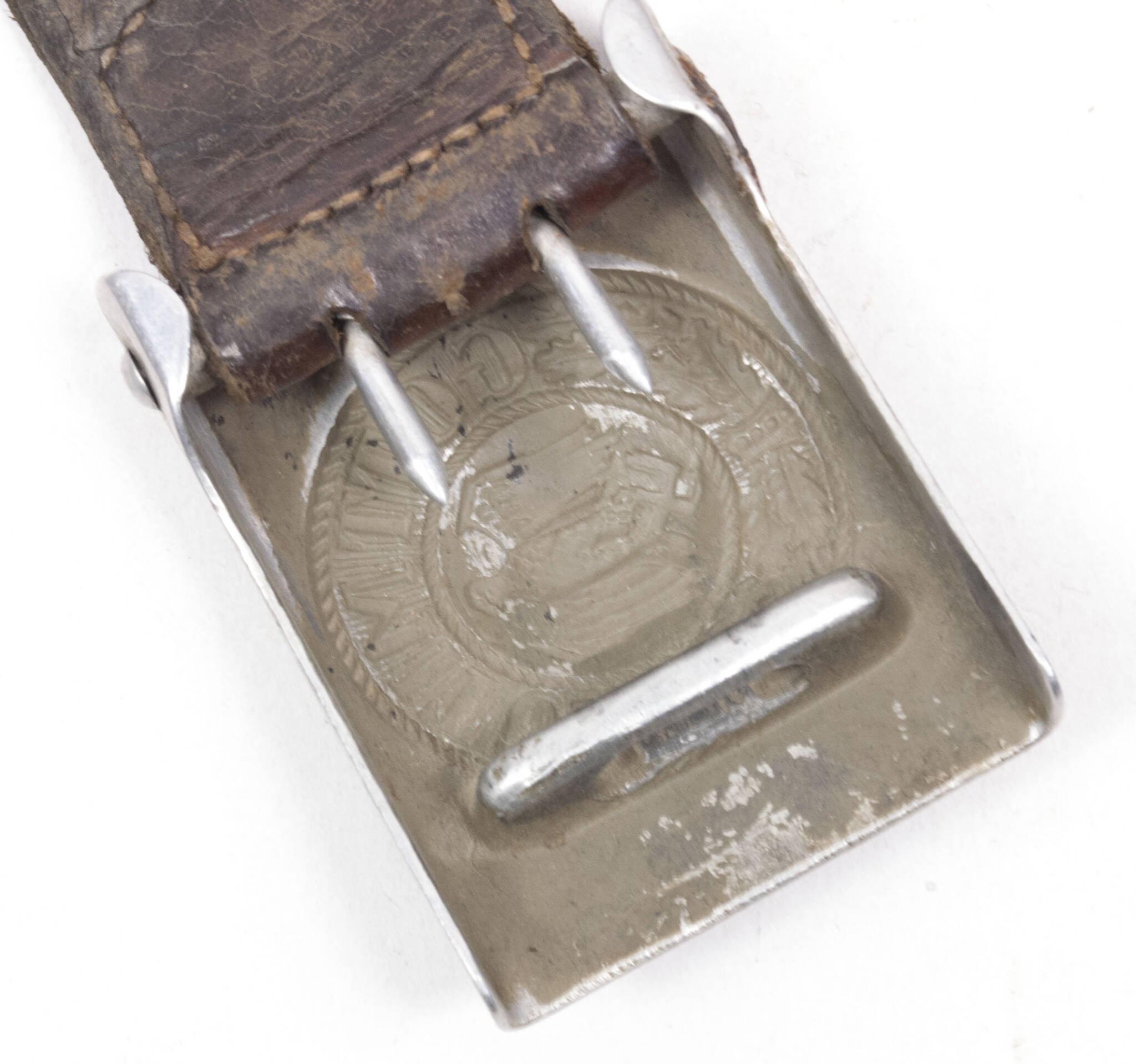 Wehrmacht (Heer) tabbed buckle (Maker H. Arld Nuernberg 1937) — image 15