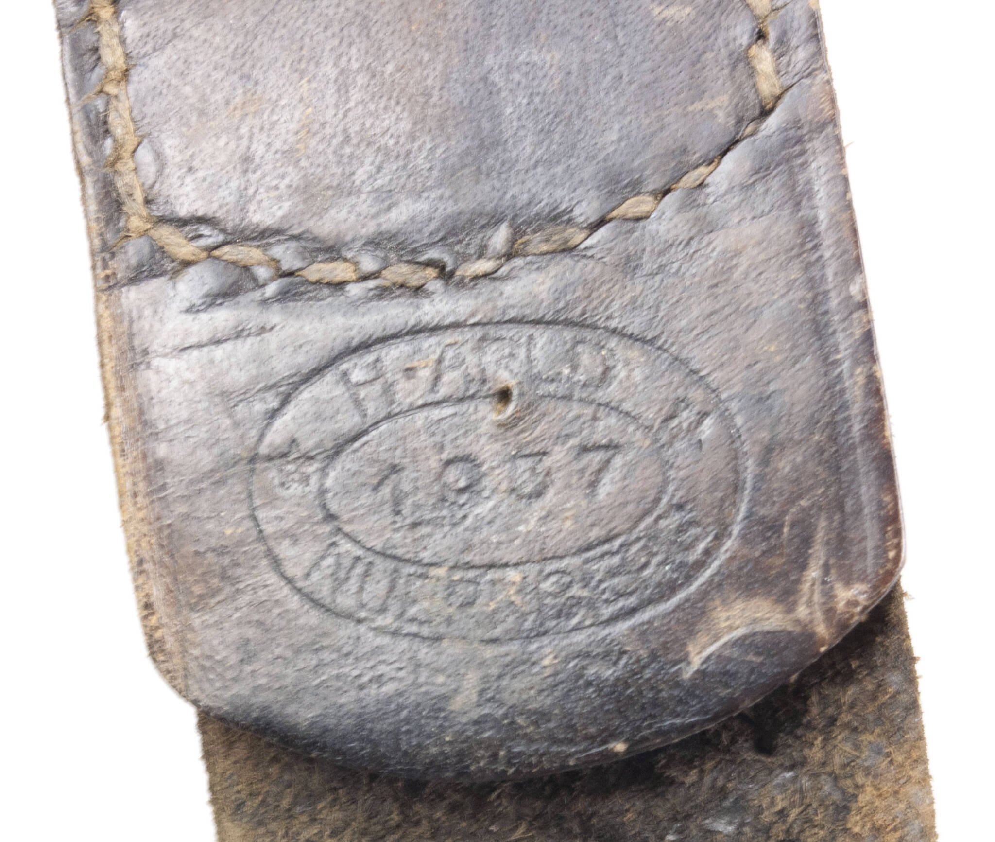 Wehrmacht (Heer) tabbed buckle (Maker H. Arld Nuernberg 1937) — image 9