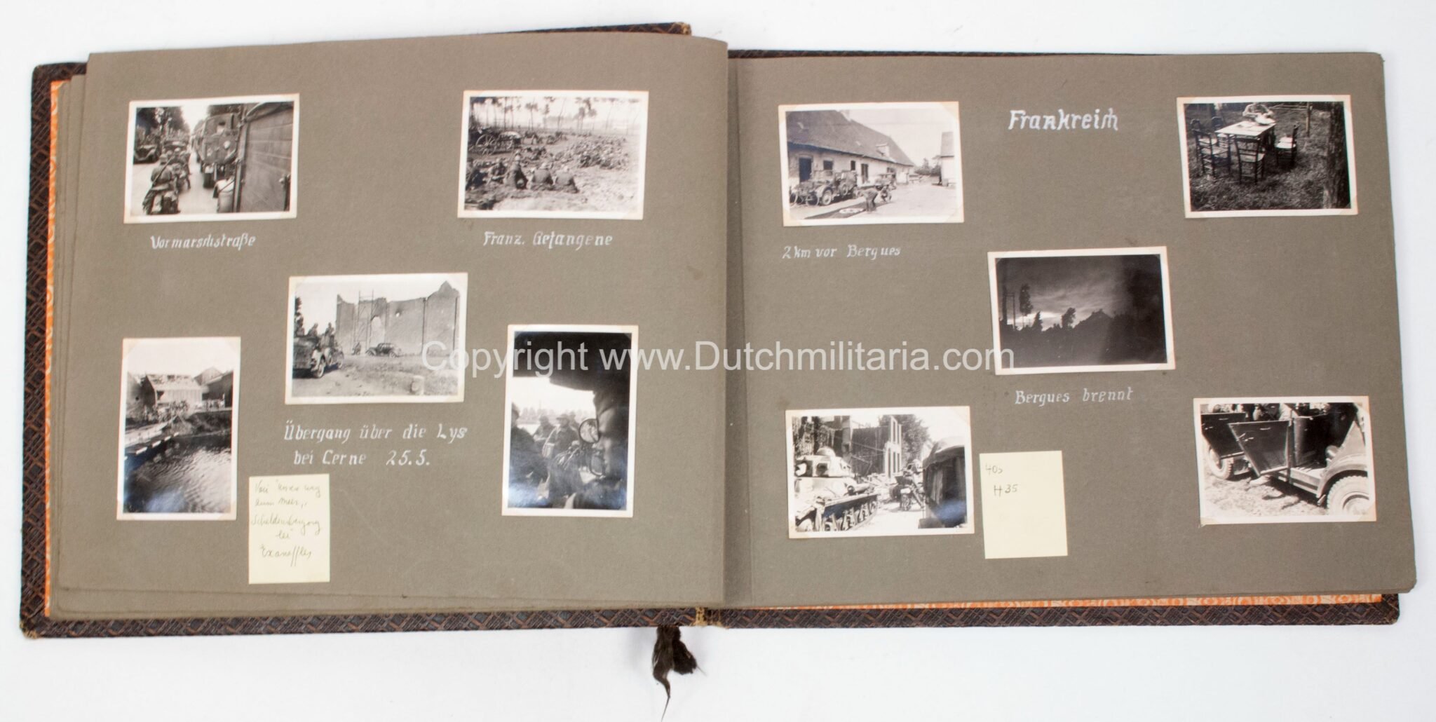 (Photoalbum) Der Feldzug im Westen 1940 – 18 Infanterie Division Nachrichtenzug (Holland, Belgium, Dunkirk, …) with 80 photo's) — image 45