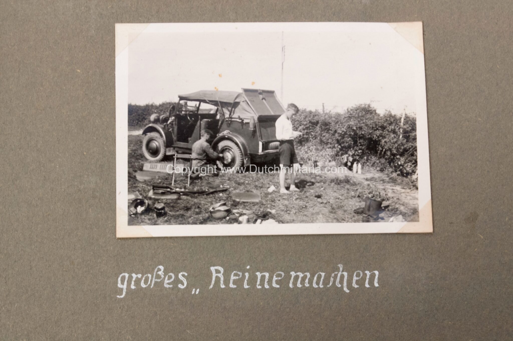 (Photoalbum) Der Feldzug im Westen 1940 – 18 Infanterie Division Nachrichtenzug (Holland, Belgium, Dunkirk, …) with 80 photo's) — image 77