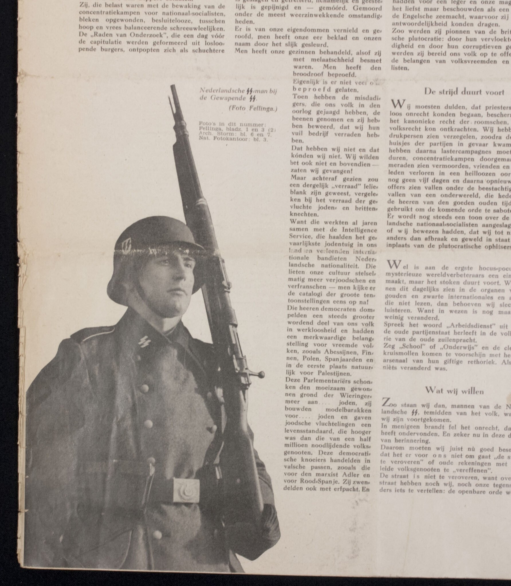 (Newspaper) Storm SS – Eerste Jrg. Nr. 5 – 9 Mei 1941 — image 3