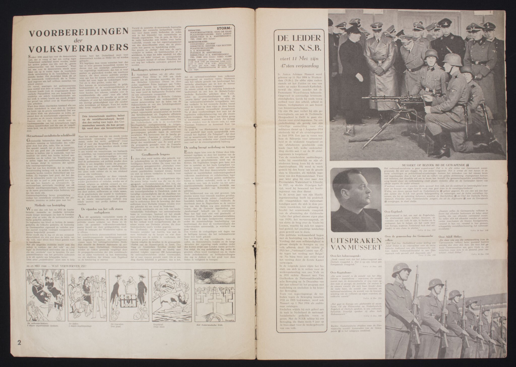(Newspaper) Storm SS – Eerste Jrg. Nr. 5 – 9 Mei 1941 — image 4