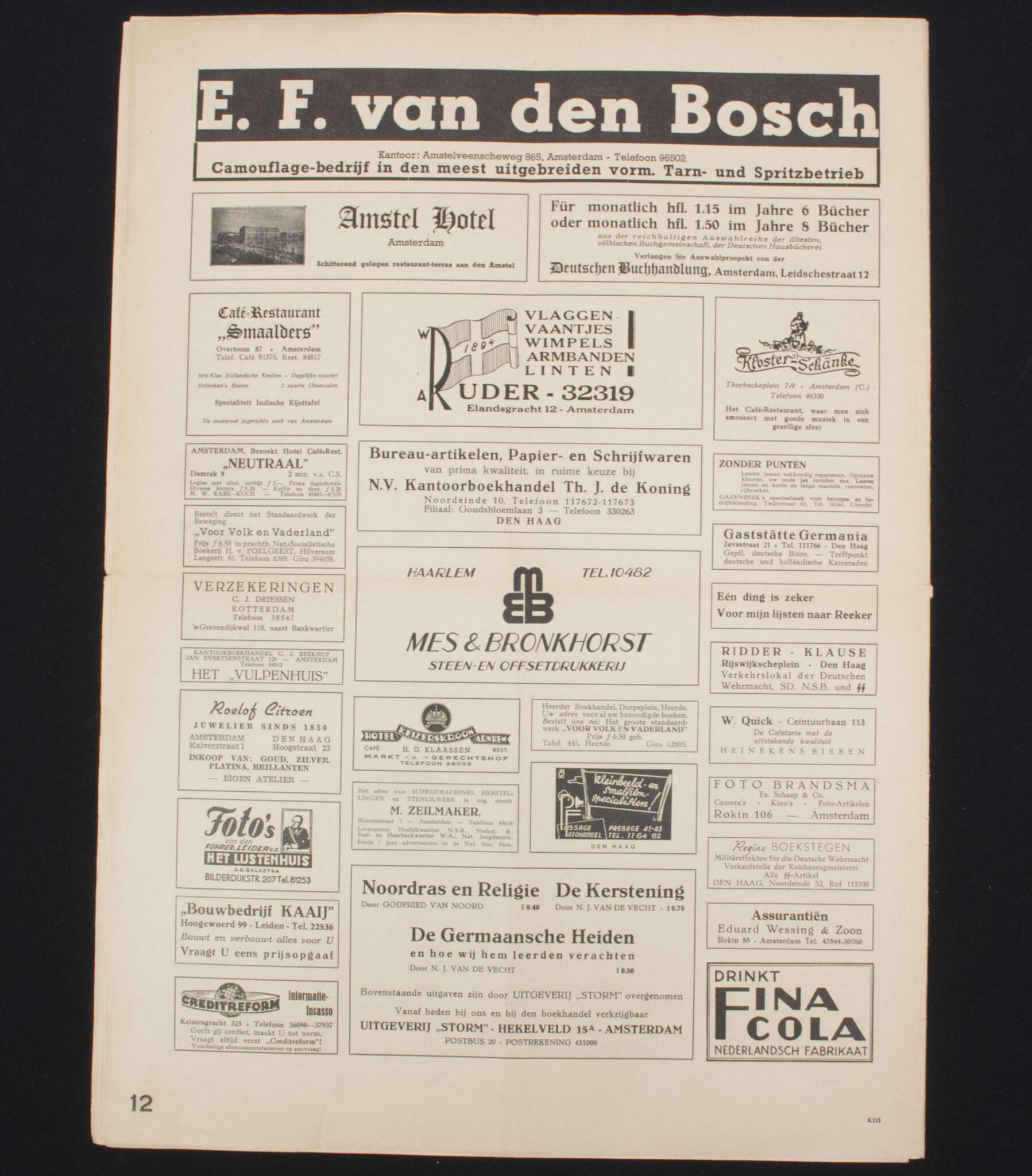 (Newspaper) Storm SS – Eerste Jrg. Nr. 20 – 24 October 1941 — image 14