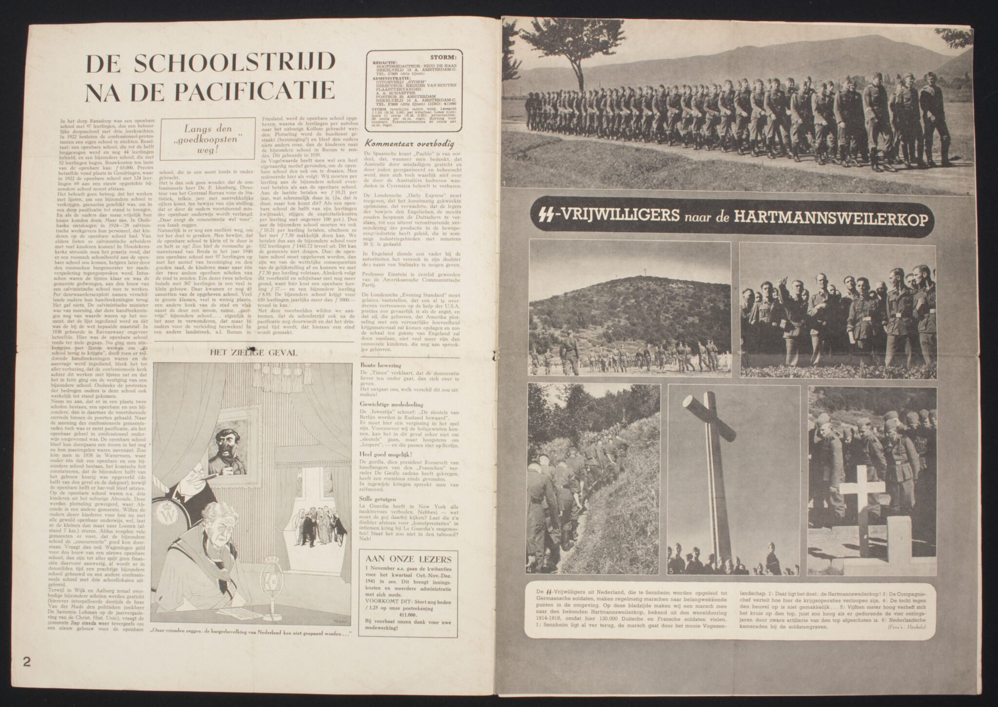 (Newspaper) Storm SS – Eerste Jrg. Nr. 20 – 24 October 1941 — image 4