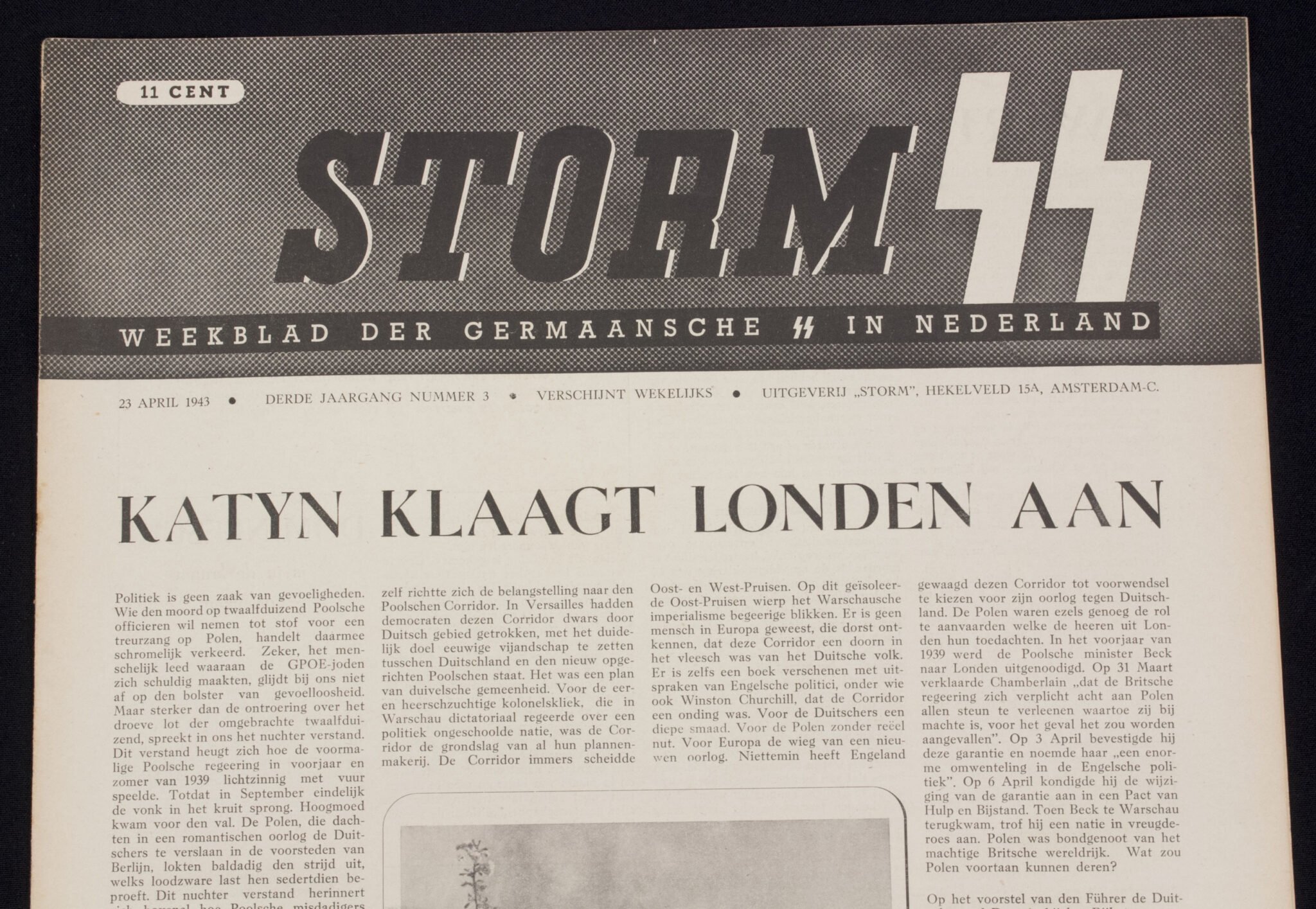 (Newspaper) Storm SS – Derde Jrg. Nr. 3 – 23 April 1943 — image 2