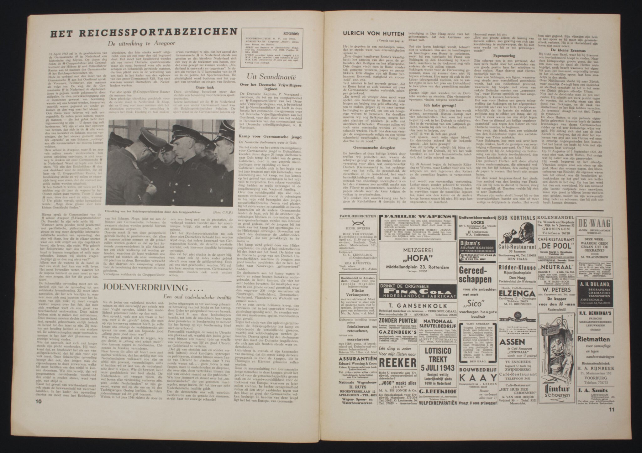 (Newspaper) Storm SS – Derde Jrg. Nr. 3 – 23 April 1943 — image 5