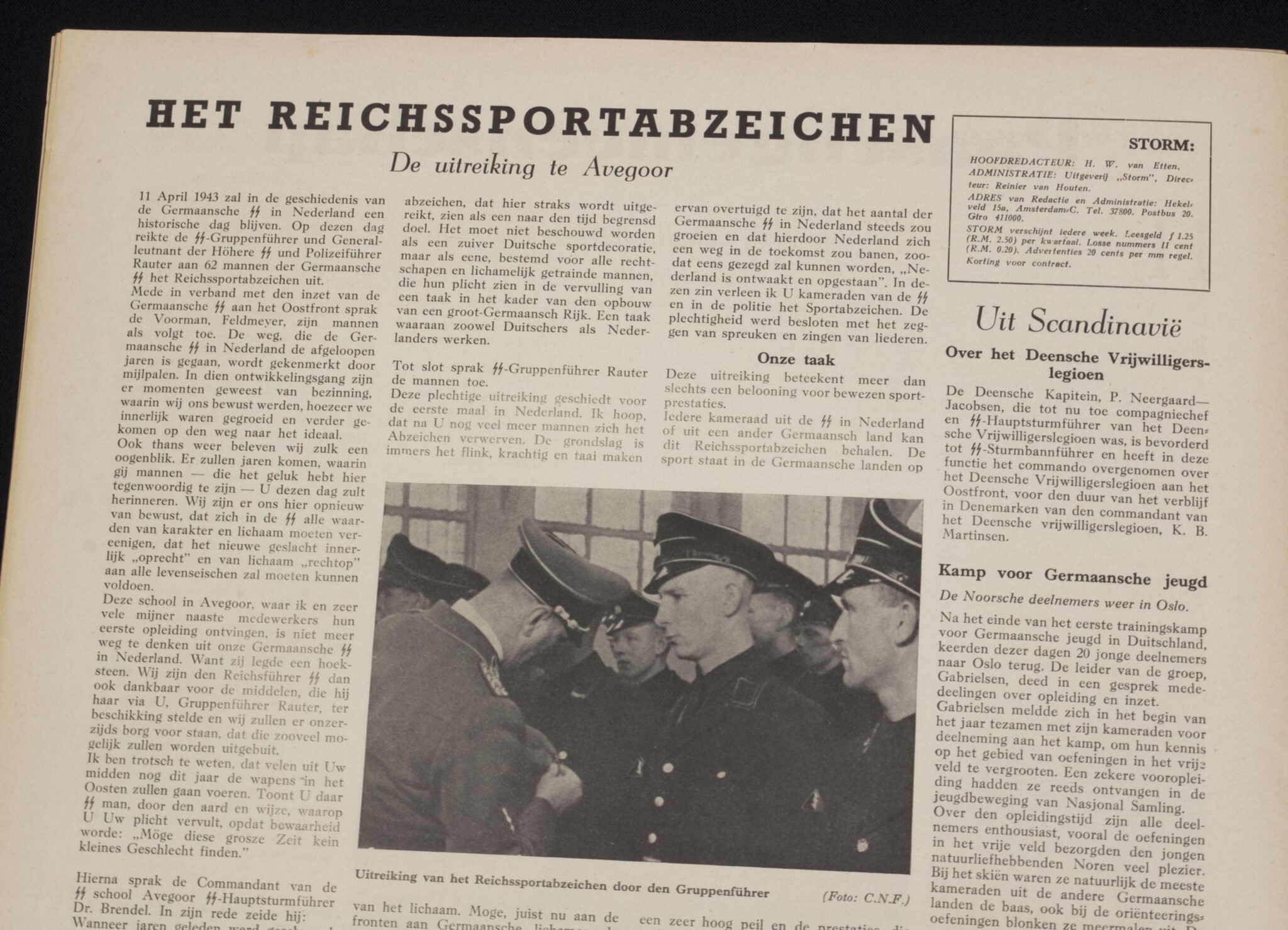 (Newspaper) Storm SS – Derde Jrg. Nr. 3 – 23 April 1943 — image 6