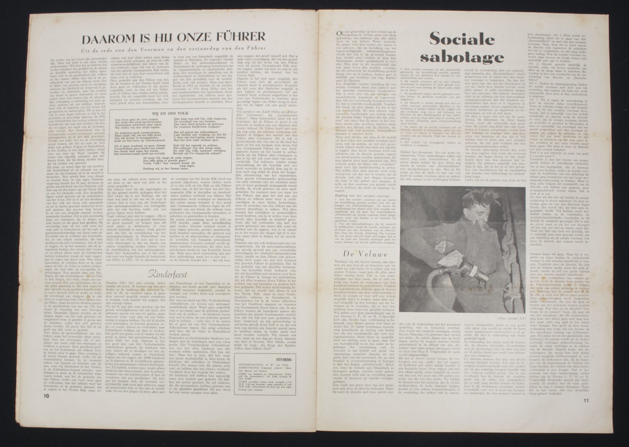 (Newspaper) Storm SS – Derde Jrg. Nr. 4 – 30 April 1943 — image 9