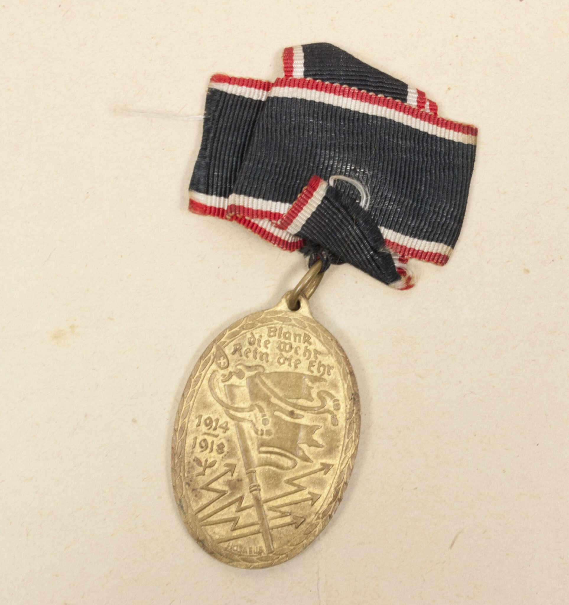 Kriegsdenkmünze 1914/1918 des Kyffhäuserbundes + Besitszeugnis — image 4