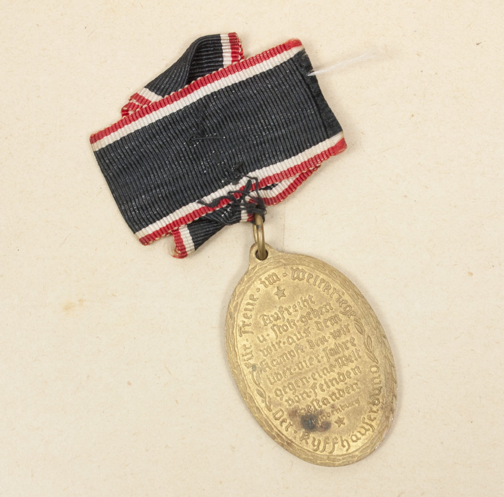 Kriegsdenkmünze 1914/1918 des Kyffhäuserbundes + Besitszeugnis — image 5