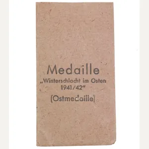 Medaille Winterschlacht im Osten 1941/42 (Ostmedaille) – (Maker Julius Maurer …