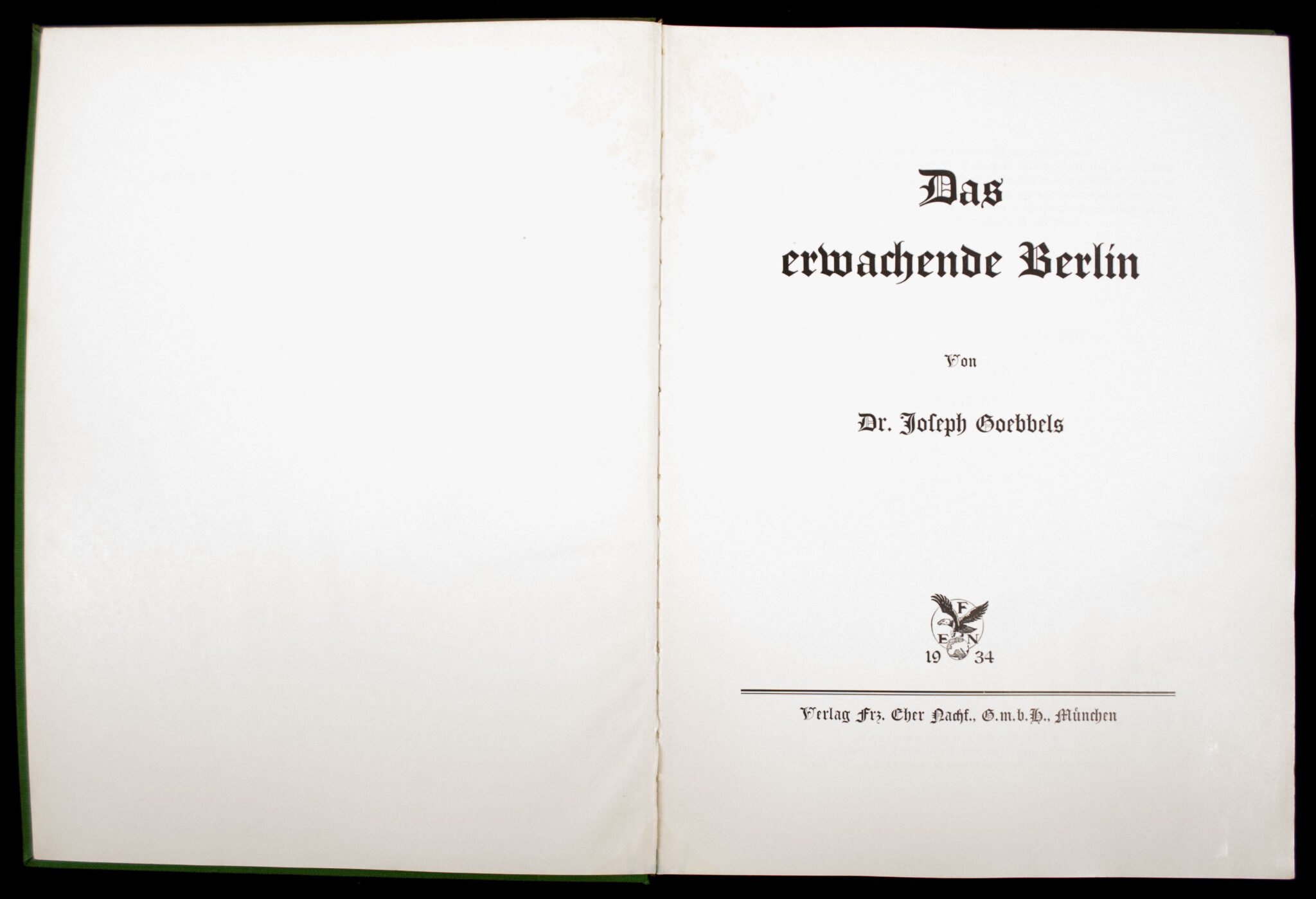 (Book) Joseph Goebbels – Das Erwachende Berlin (1934) — image 4