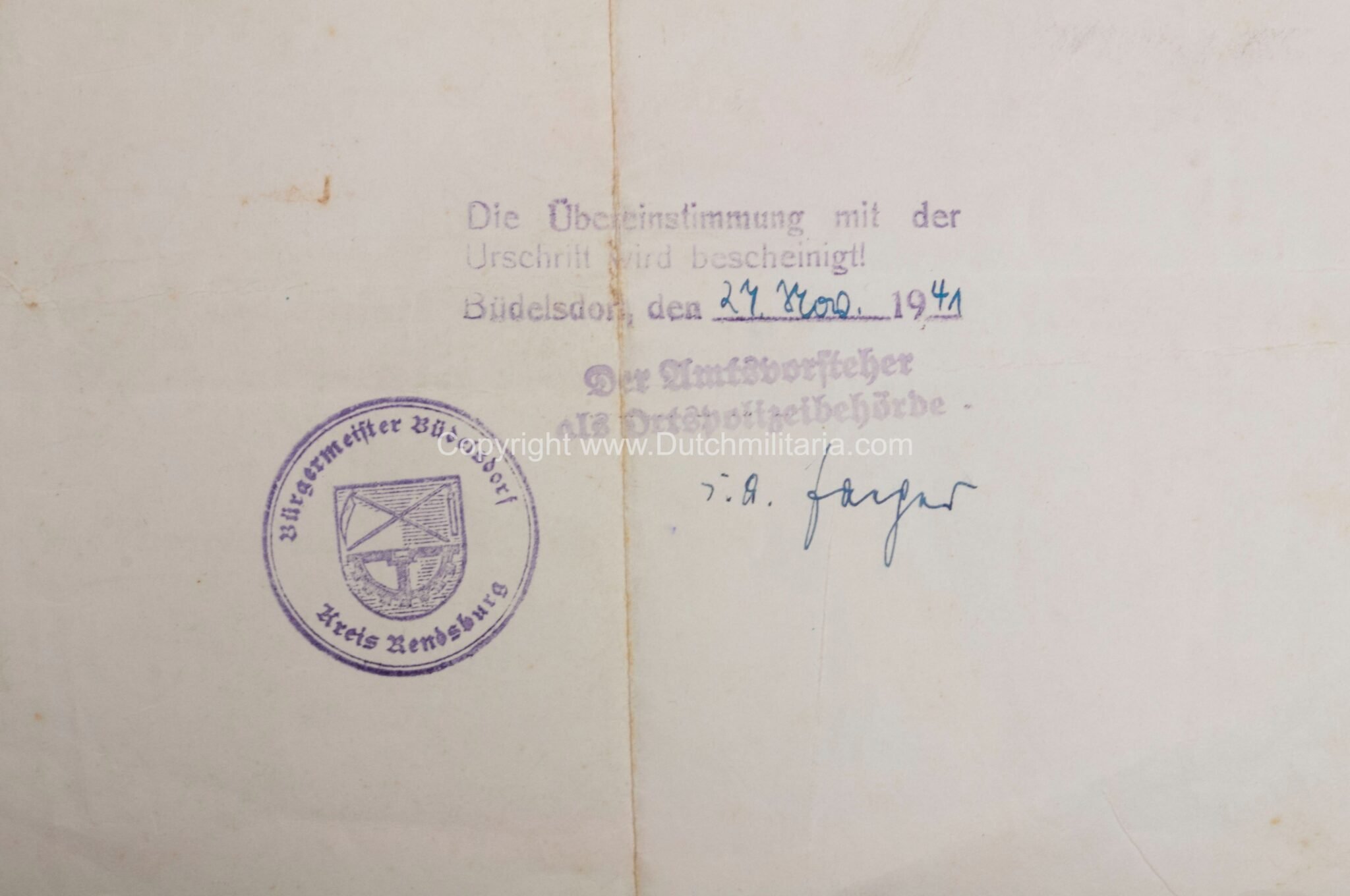 (Grouping) 4./SS-Pol. I.R.3 large portrait, Bescheinigung + 180 photo's + Polizei Mützenabzeichen (1941) — image 31