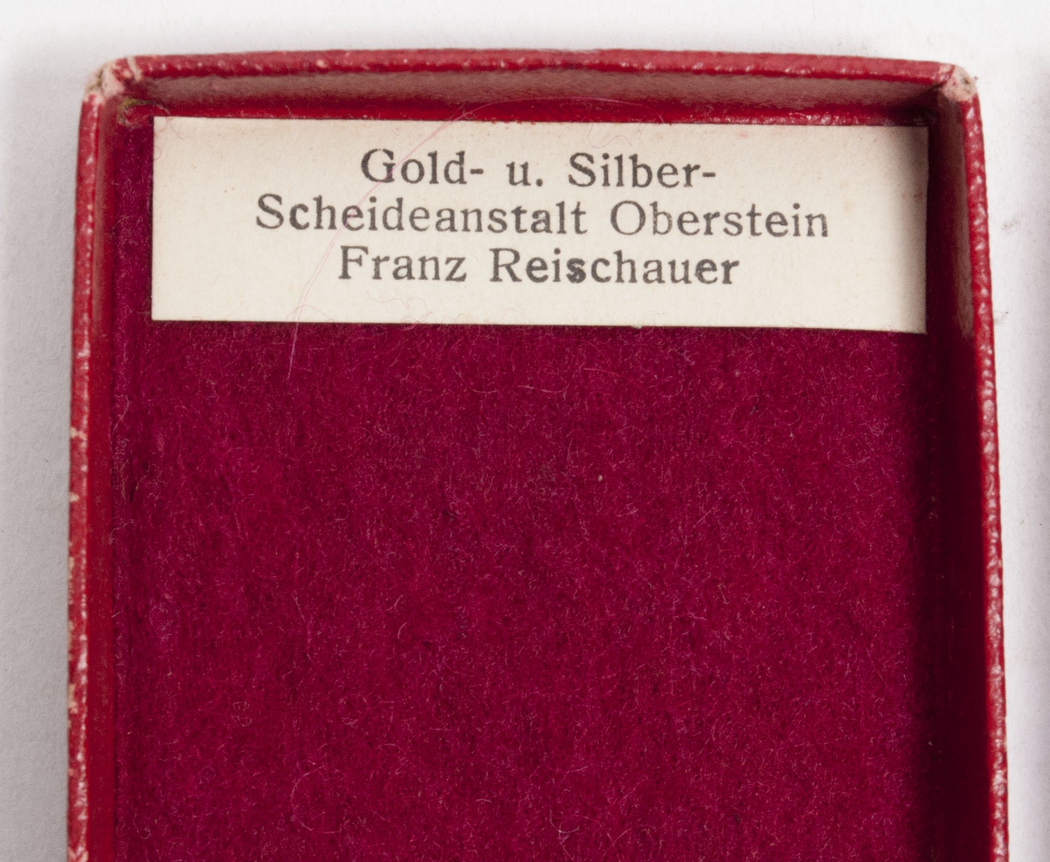 Treue Dienst 25 Jahre + etui (Maker Gold- u. Silber- Scheideanstalt Oberstein Franz Reischauer) — image 3