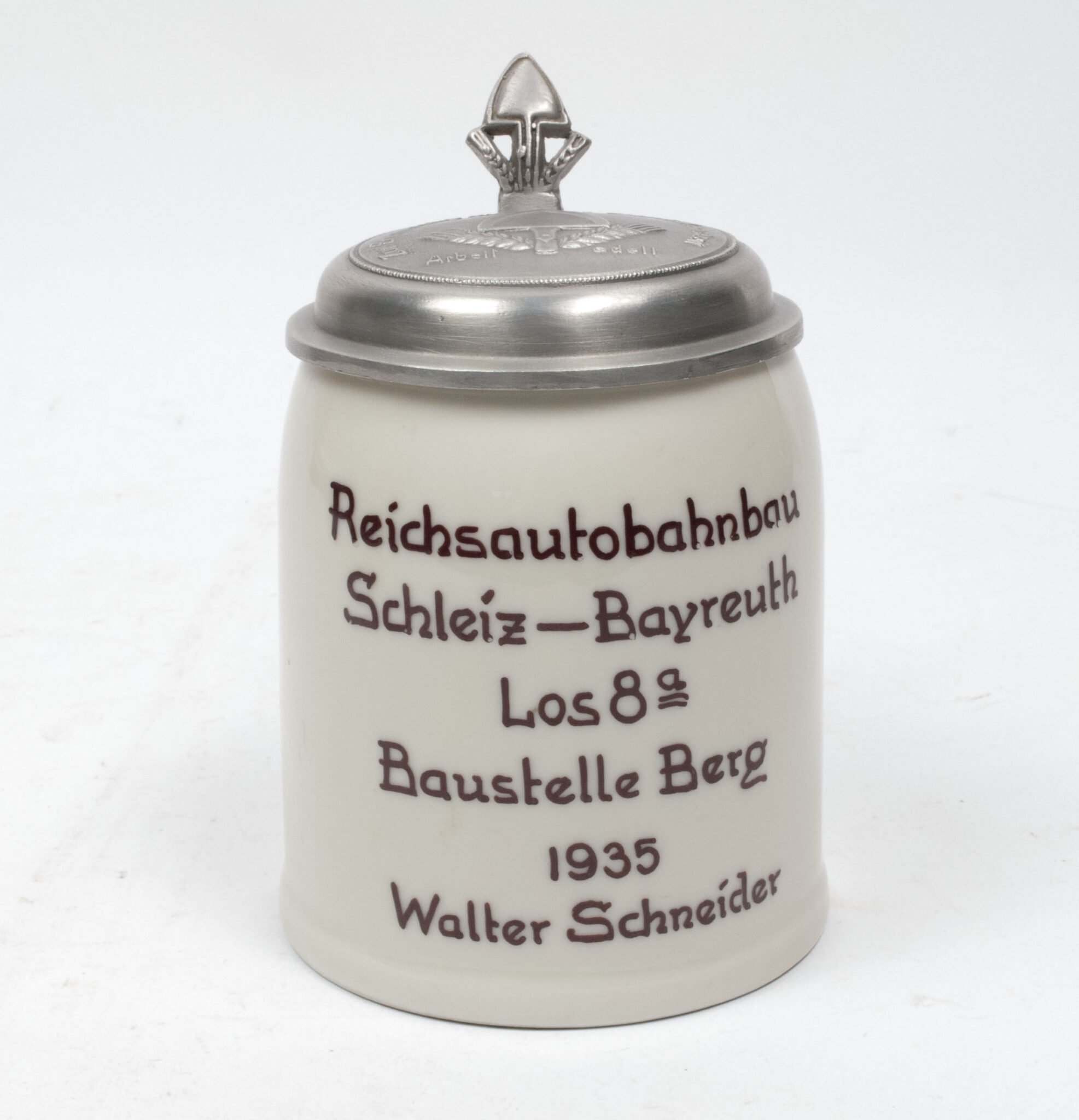 (Beerstein) Reichsarbeitsdienst (RAD) Reichsautobahn Schleiz – Bayreuth Los 8a. Baustelle Berg 1935 Walter Schneider — image 11