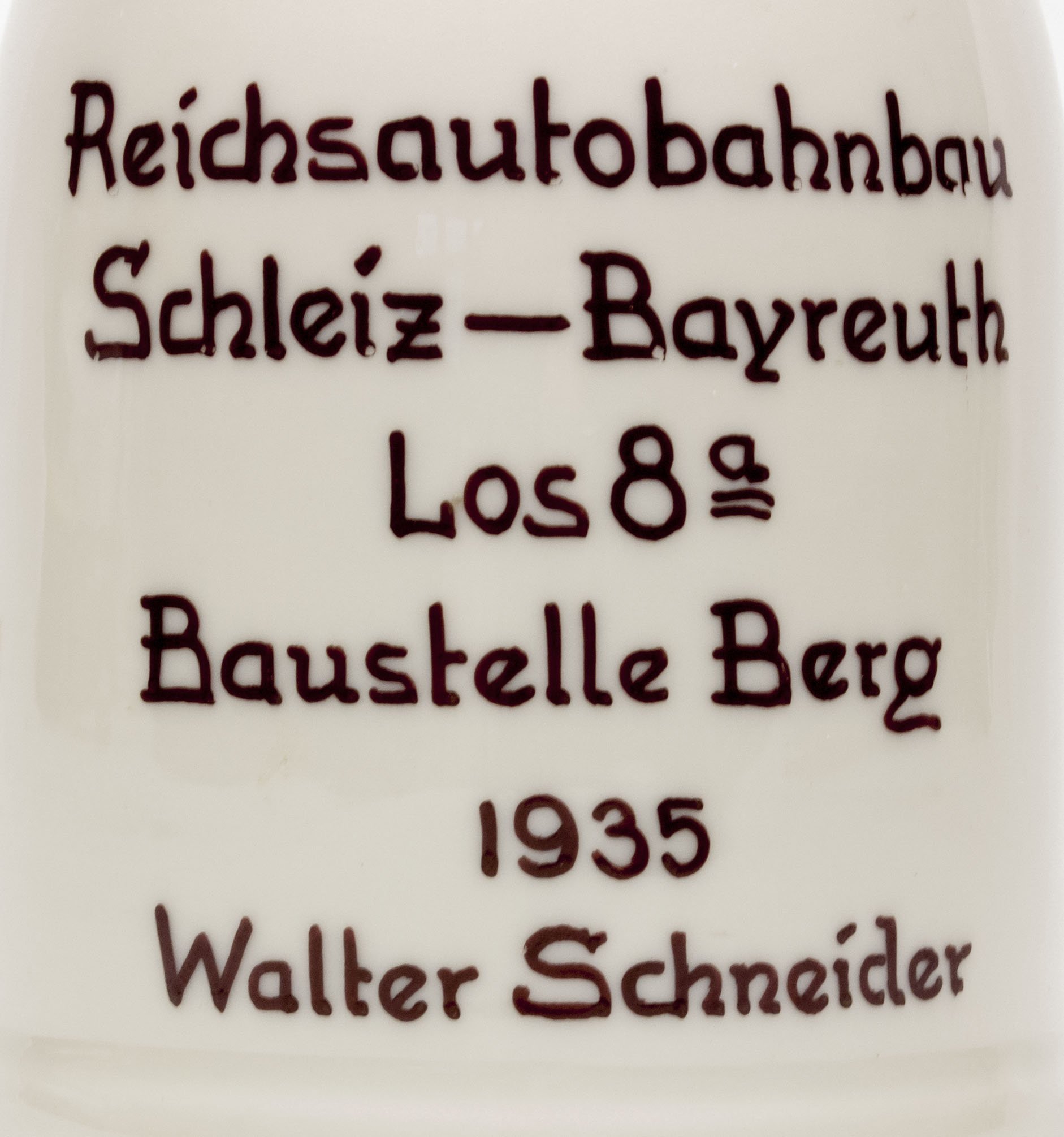 (Beerstein) Reichsarbeitsdienst (RAD) Reichsautobahn Schleiz – Bayreuth Los 8a. Baustelle Berg 1935 Walter Schneider — image 5