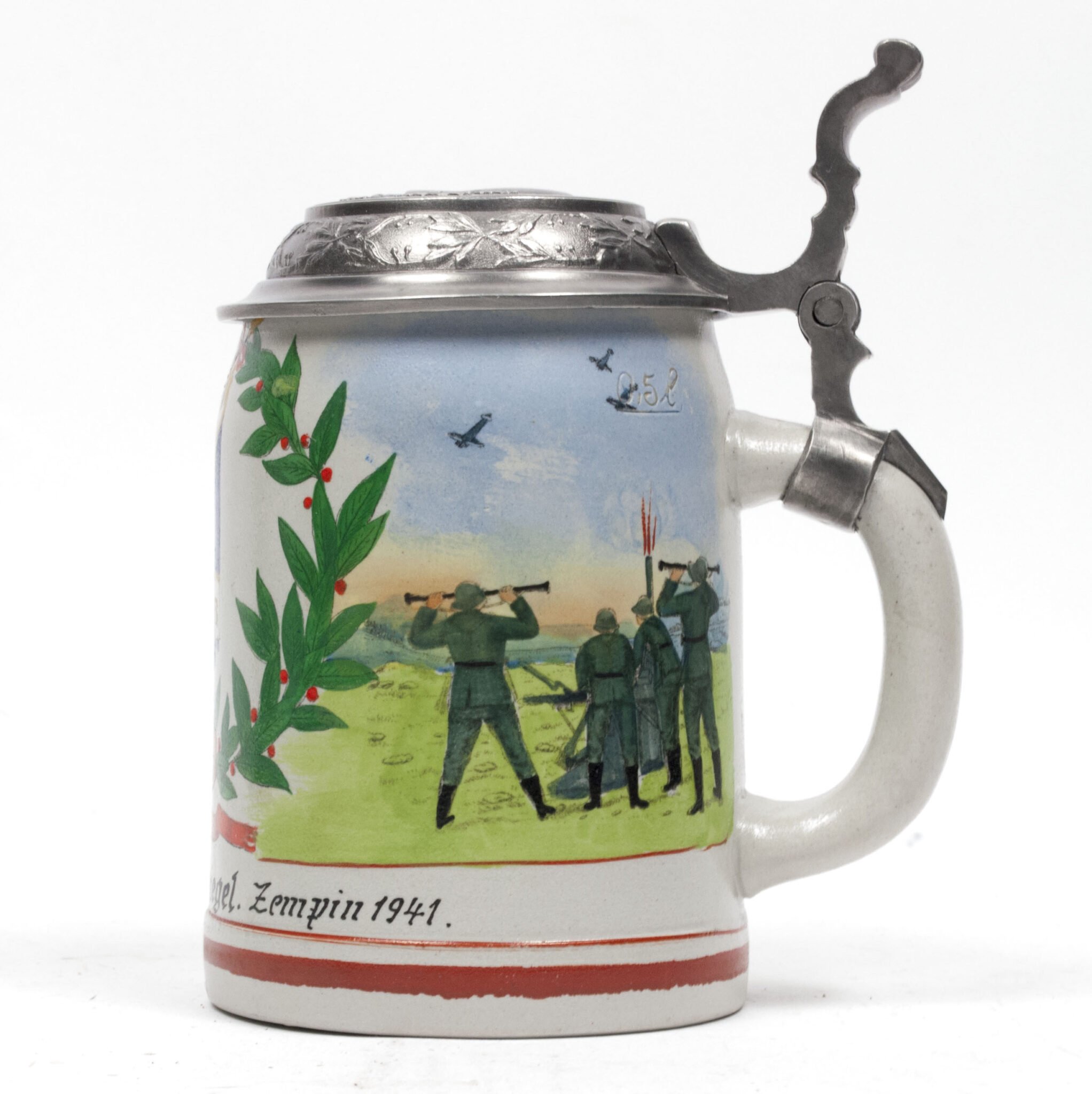 (Beerstein) Erinnerung a.d. 6. FlaK. S. Gefreiter Spiegel Zempin 1941 — image 3