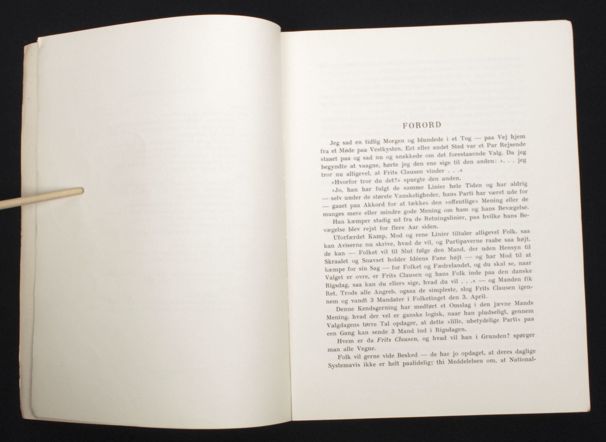 (Book / Denmark) DNSAP – Med Frits Clausen for Danmarks Fremtid (1939) — image 4