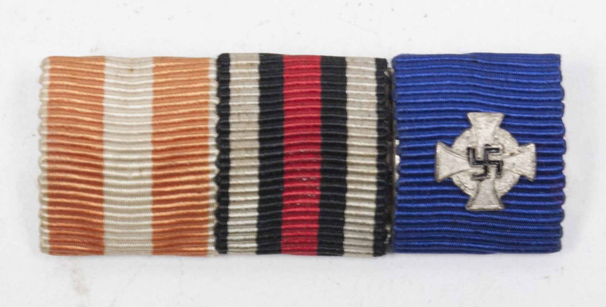 Ribbonbar with Hanseatenkreuz Hamburg, Frontkampfer Ehrenkreuz, Treue Dienst 25 jahre — image 3