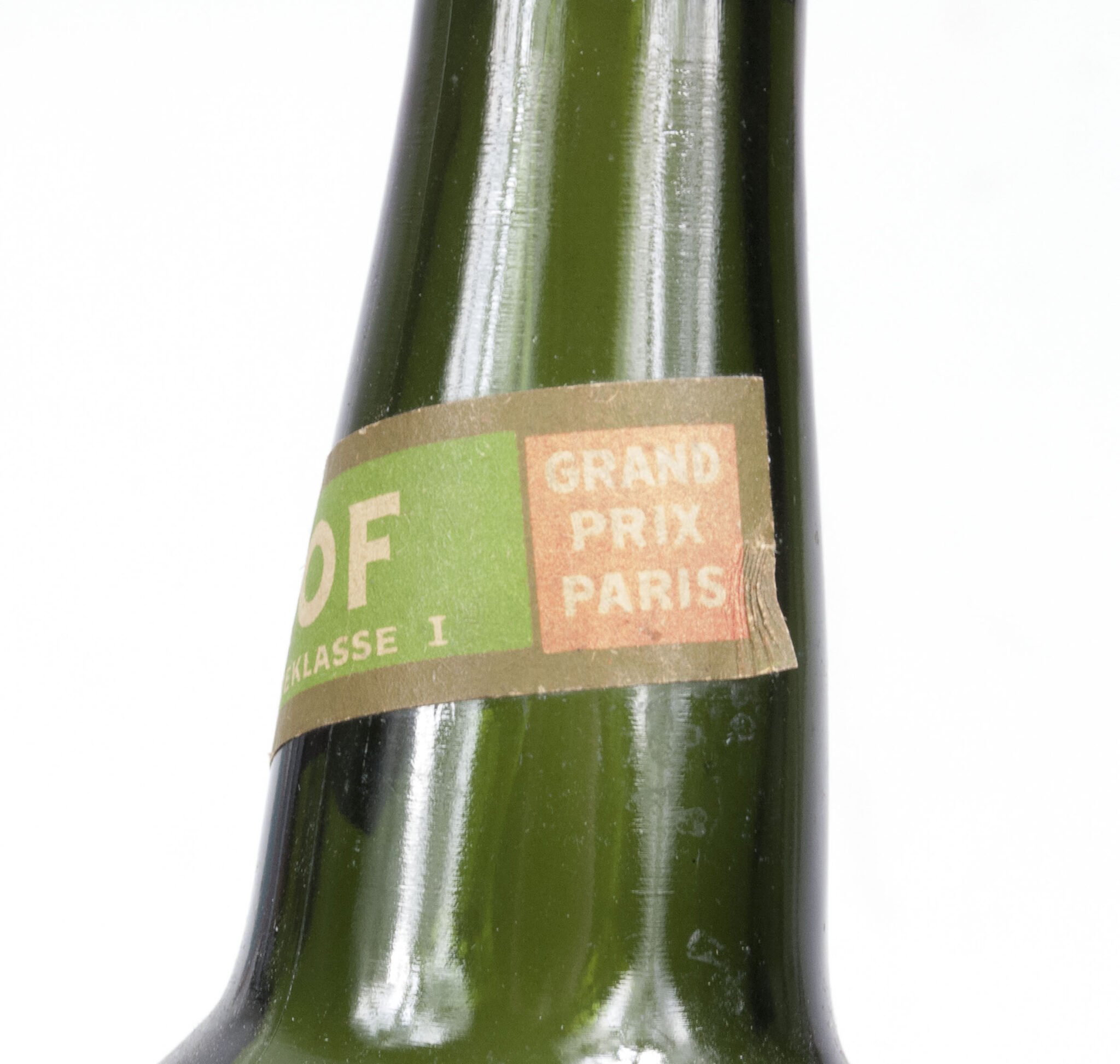 (Denmark) Carlsberg 'HOF' Pilsner green bottle World War II with swastika paper label (1930's) — image 5