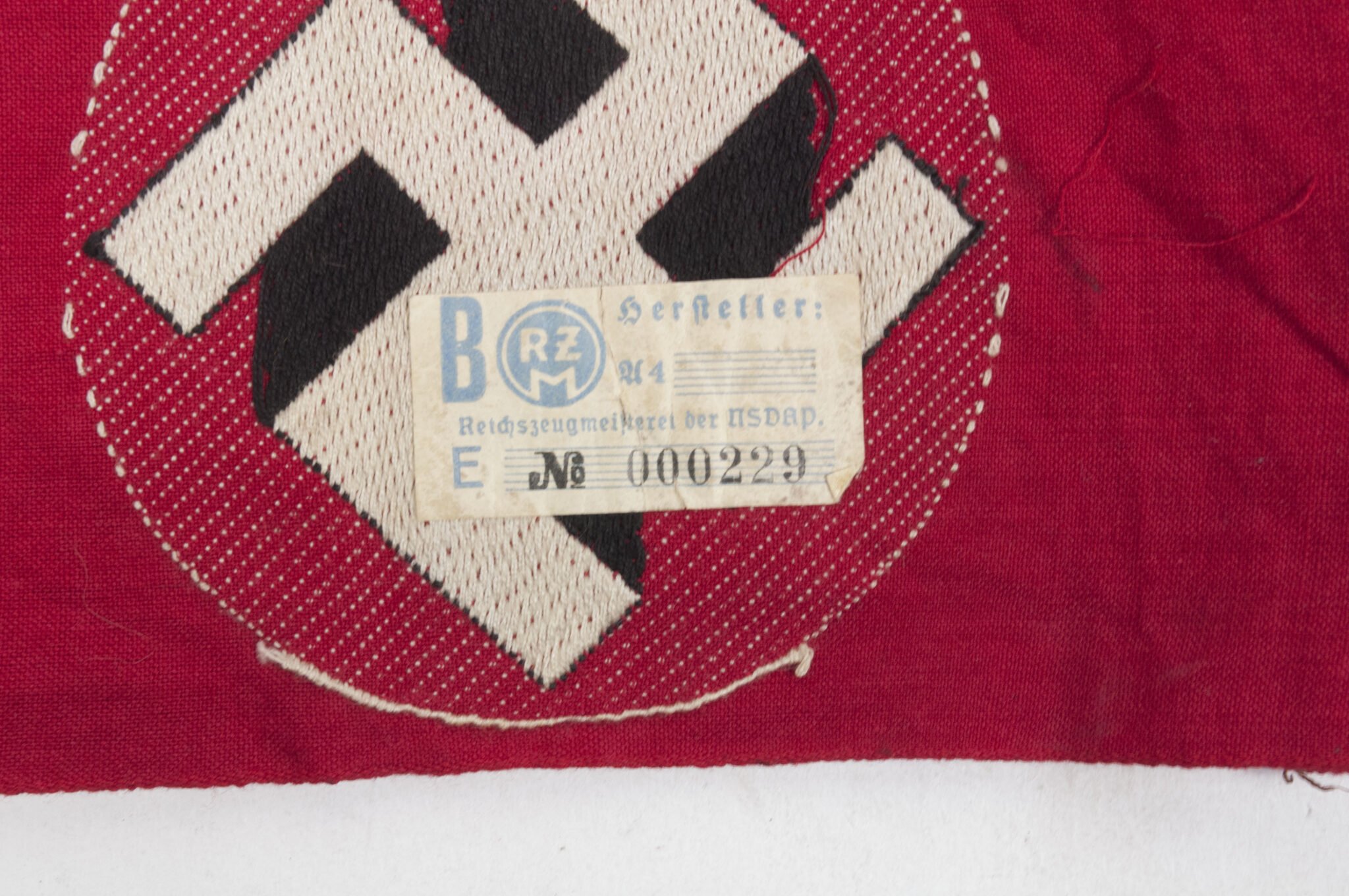 NSDAP armband (with paper RZM label) — image 10