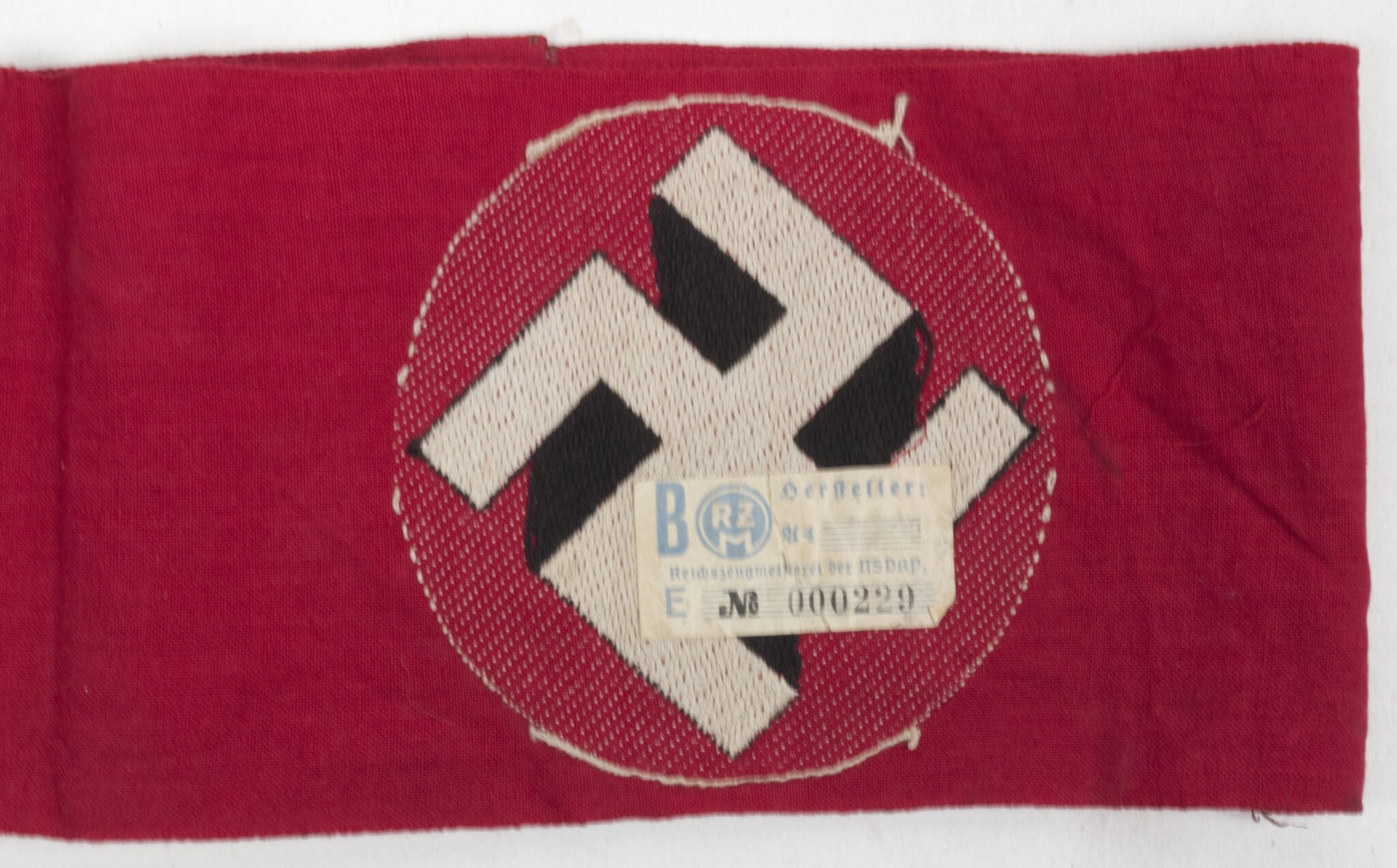 NSDAP armband (with paper RZM label) — image 8