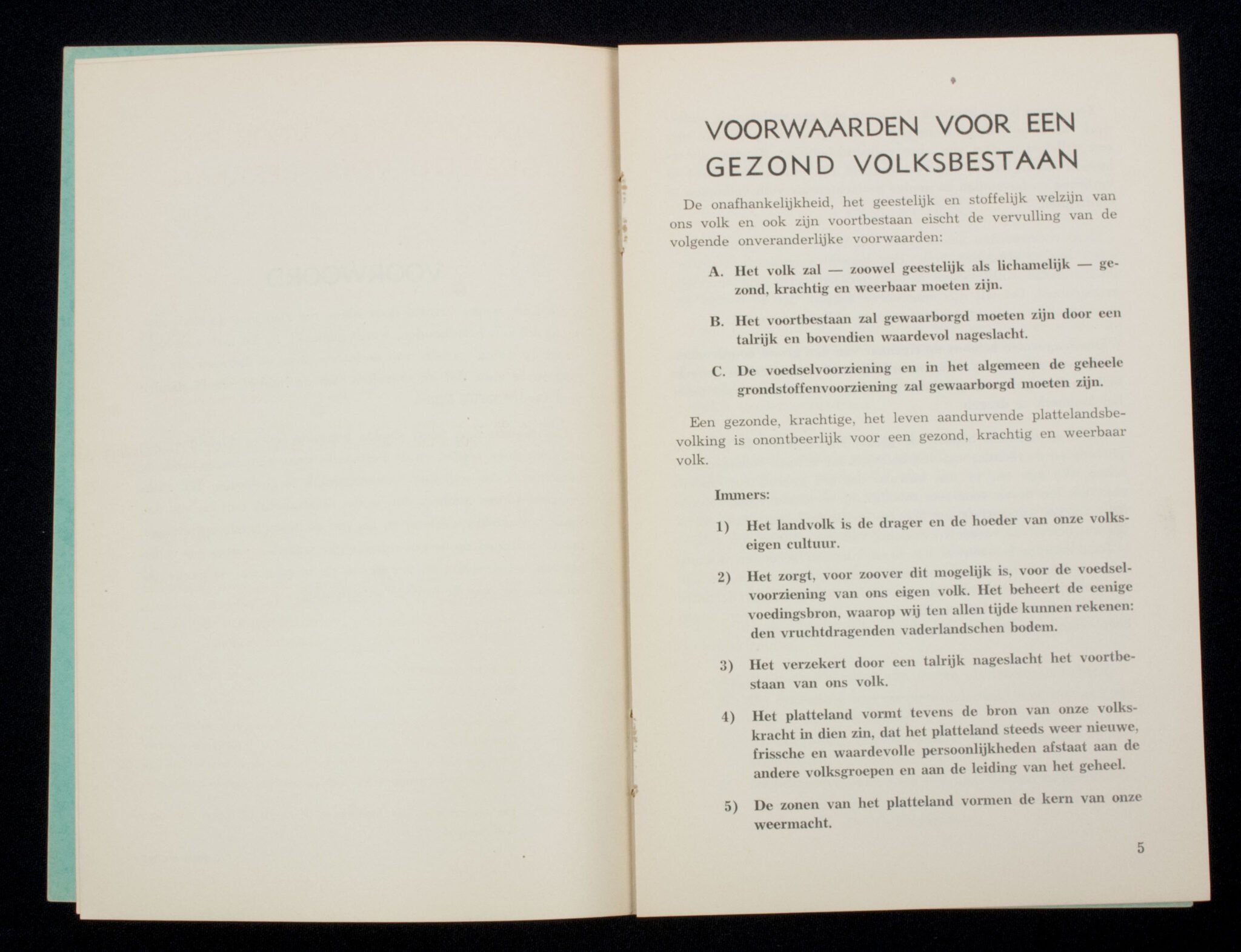 (NSB) Mussert, Grondslagen voor den opbouw van den boerenstand (1941) — image 4