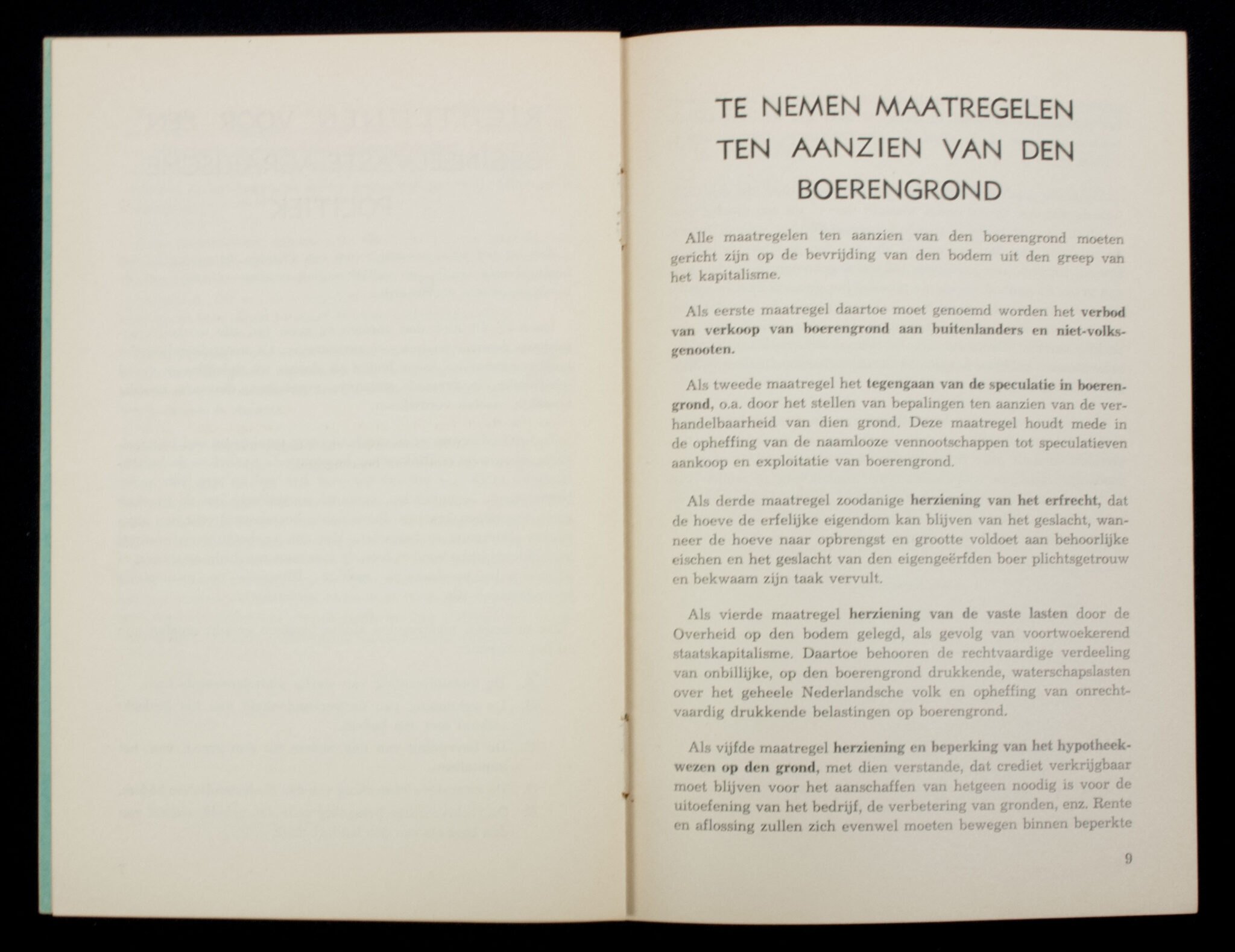 (NSB) Mussert, Grondslagen voor den opbouw van den boerenstand (1941) — image 5